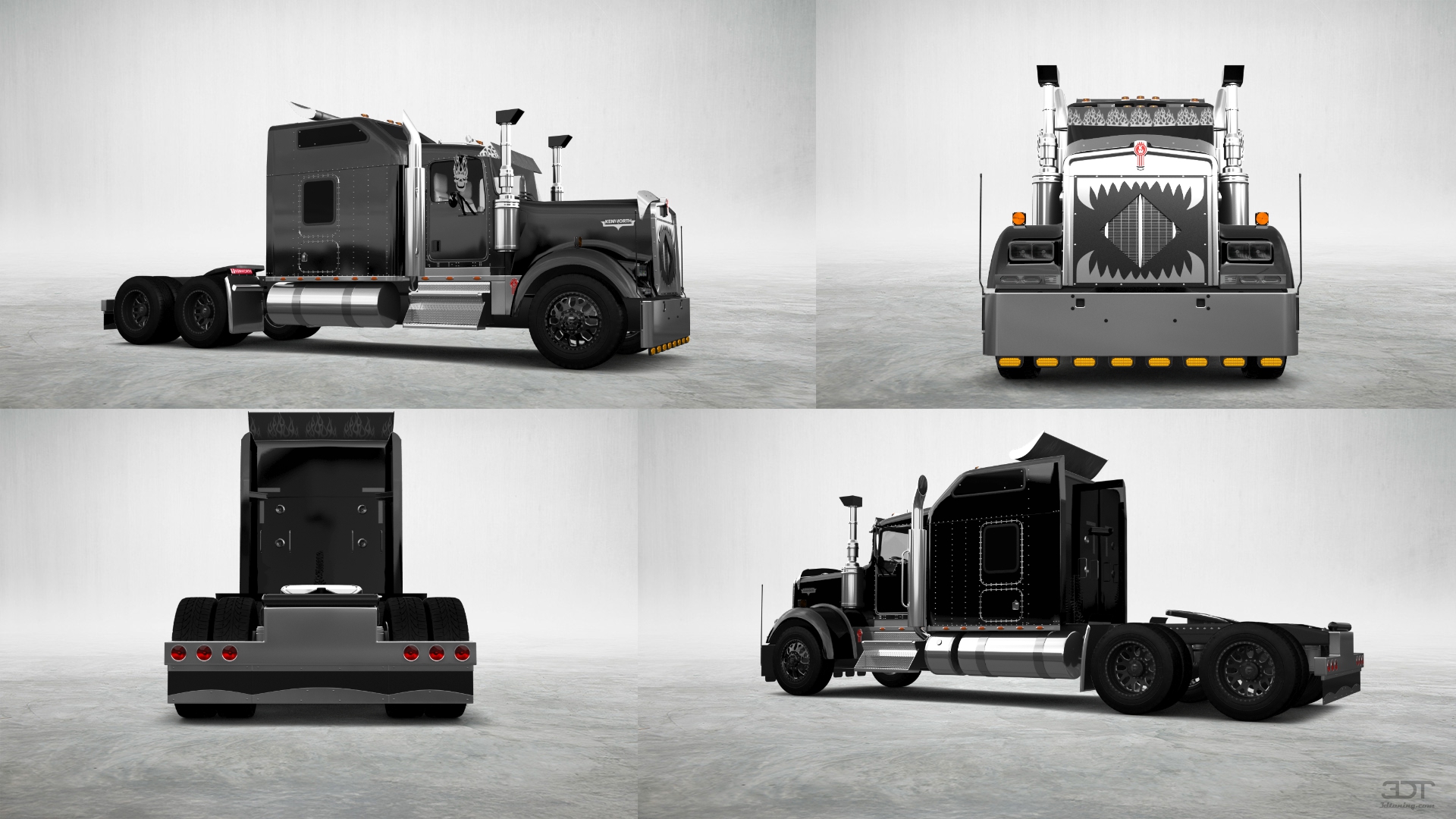 Kenworth W900 Sleeper Cab Truck 2015