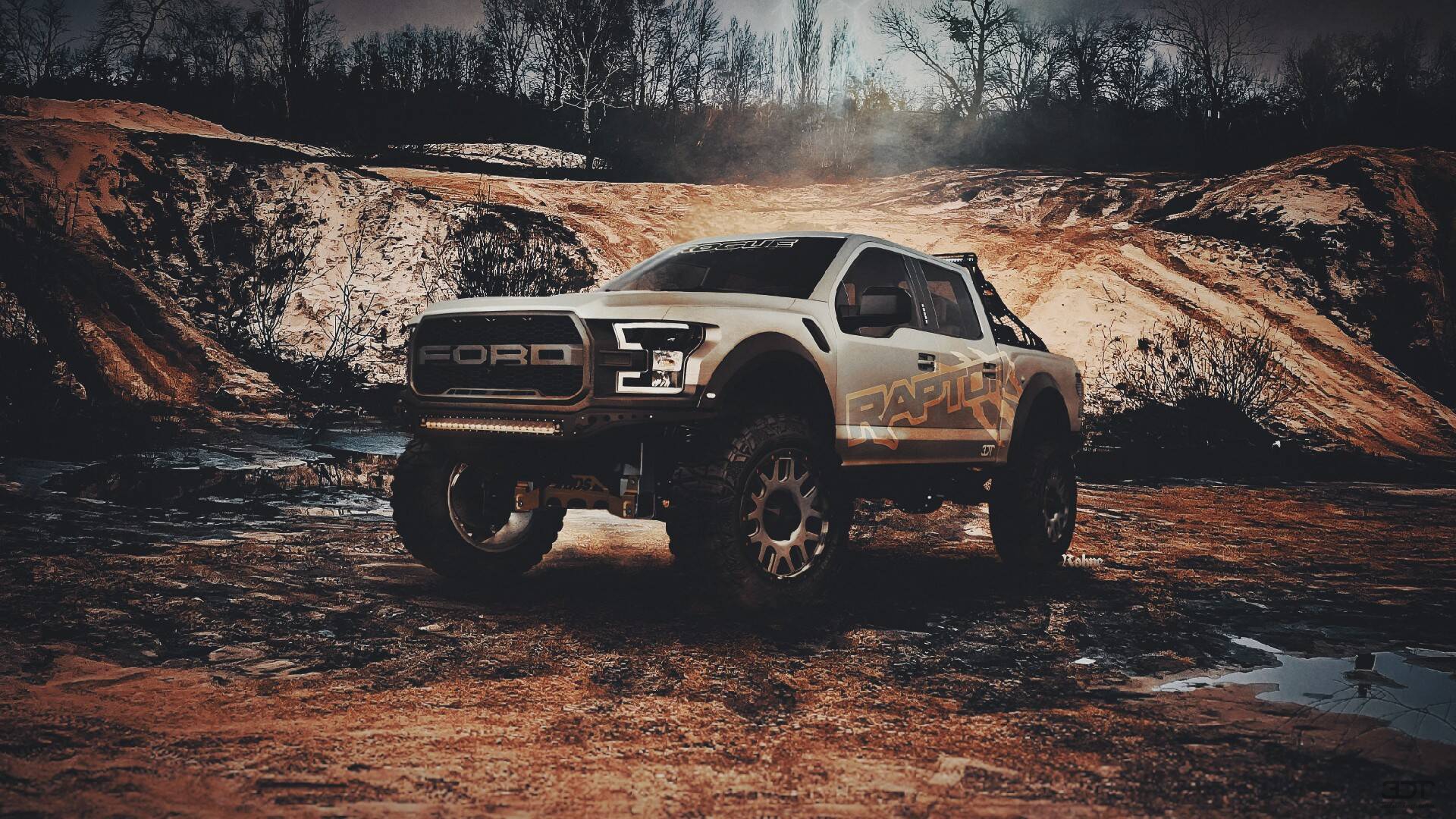 Ford F-150 Raptor 4 Door pickup truck 2017