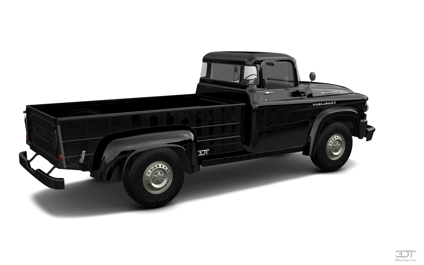 Tuning Dodge Power Wagon W300 2 Door pickup truck 1958