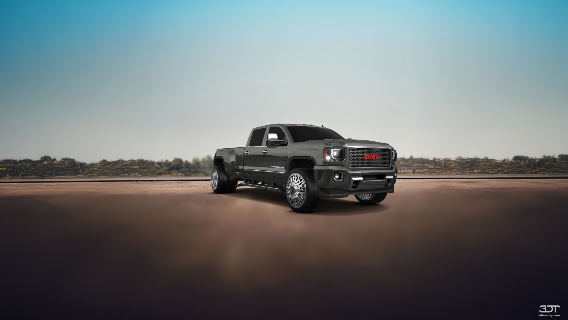 GMC Sierra 3500 HD Crew Cab 4 Door pickup truck 2015 tuning