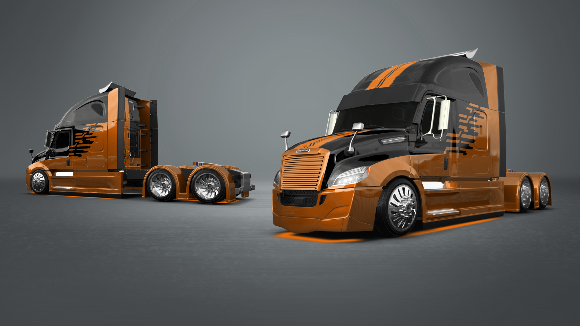 Freightliner Cascadia Sleeper Cab Truck 2018 tuning