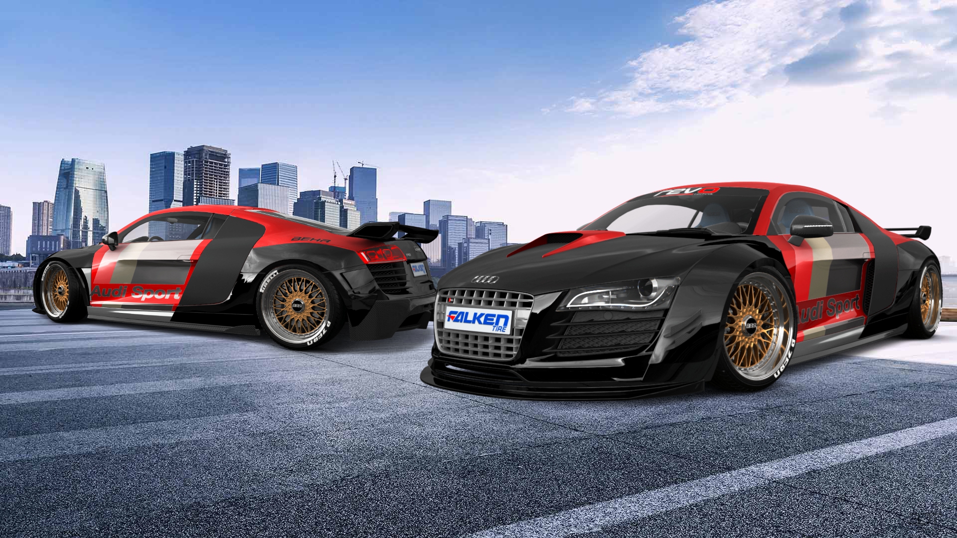 Audi R8 2 Door Coupe 2008 tuning