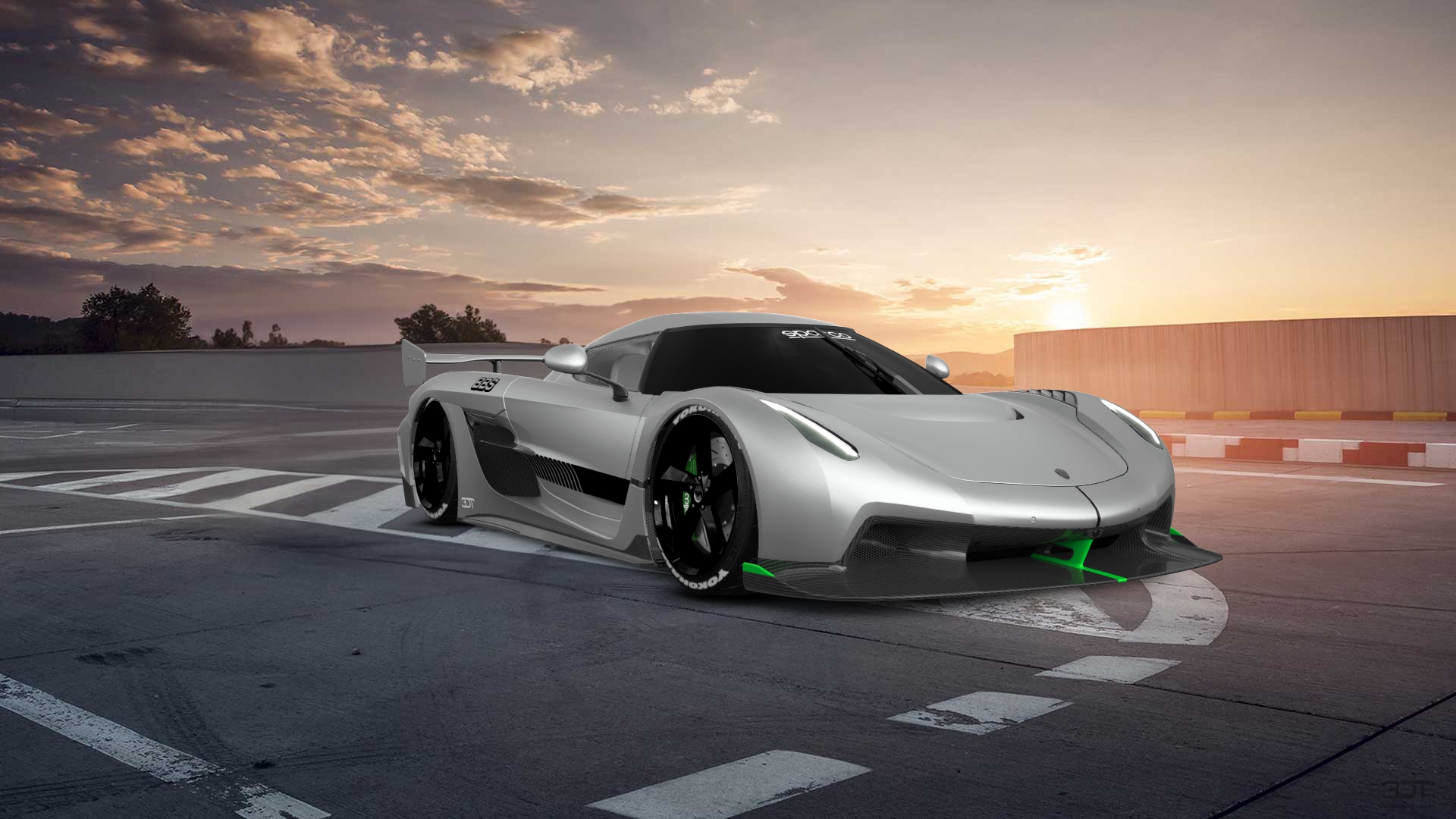 Koenigsegg Jesko 2 door targa top 2020 tuning