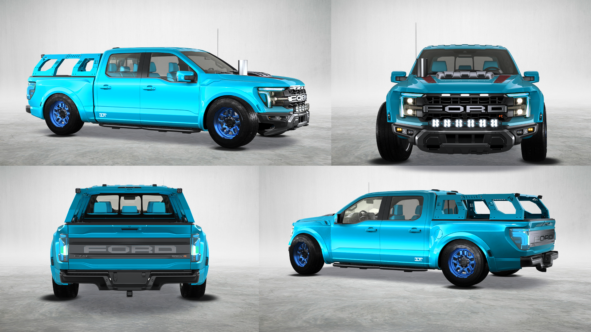 Ford F-150 Raptor 4 Door pickup truck 2024 tuning
