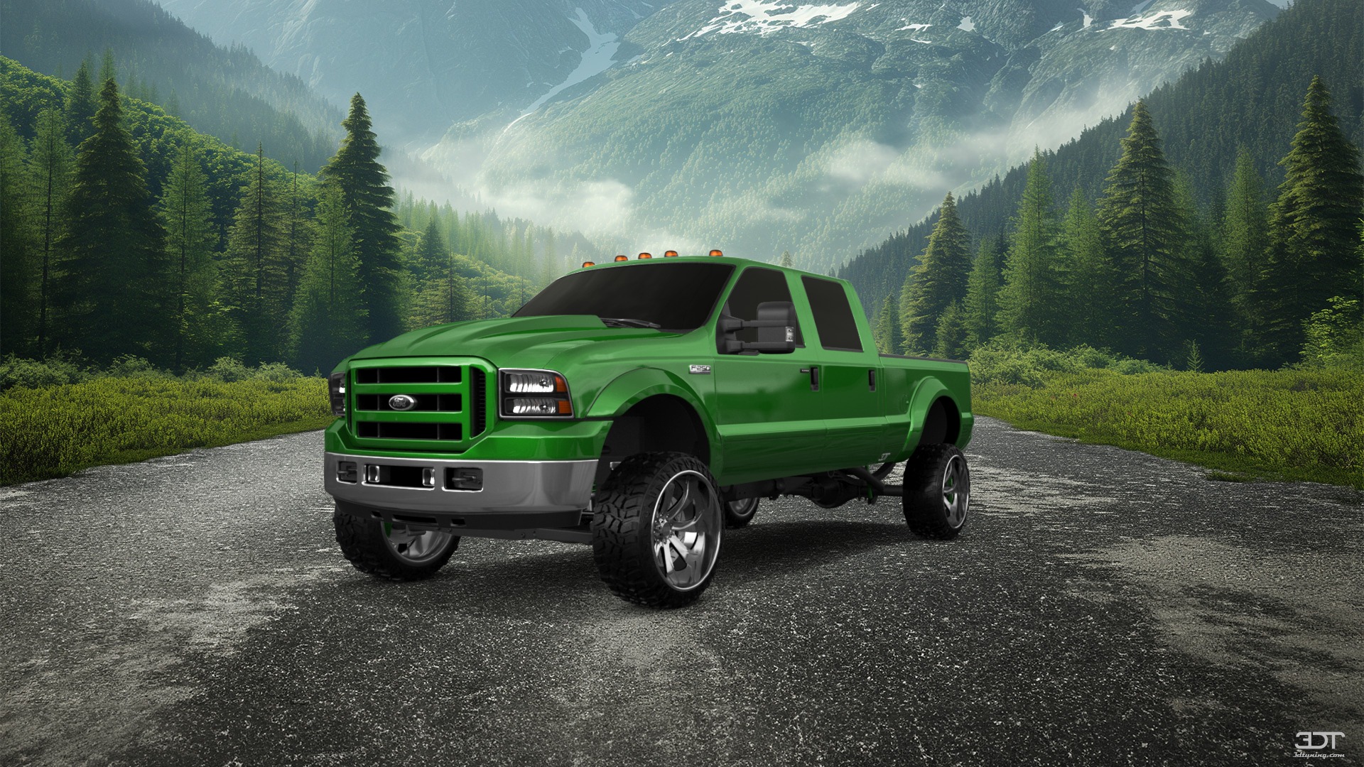 Ford F-250 Crew Cab 4 Door pickup truck 1999 tuning