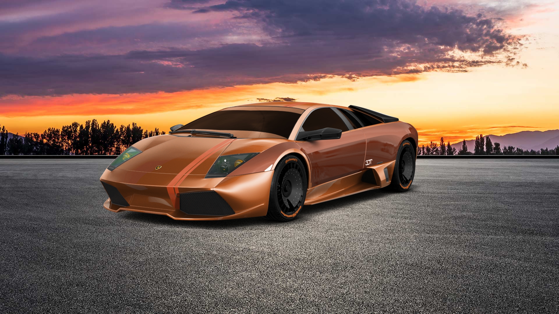 Lamborghini Murcielago 2 Door Coupe 2001 tuning