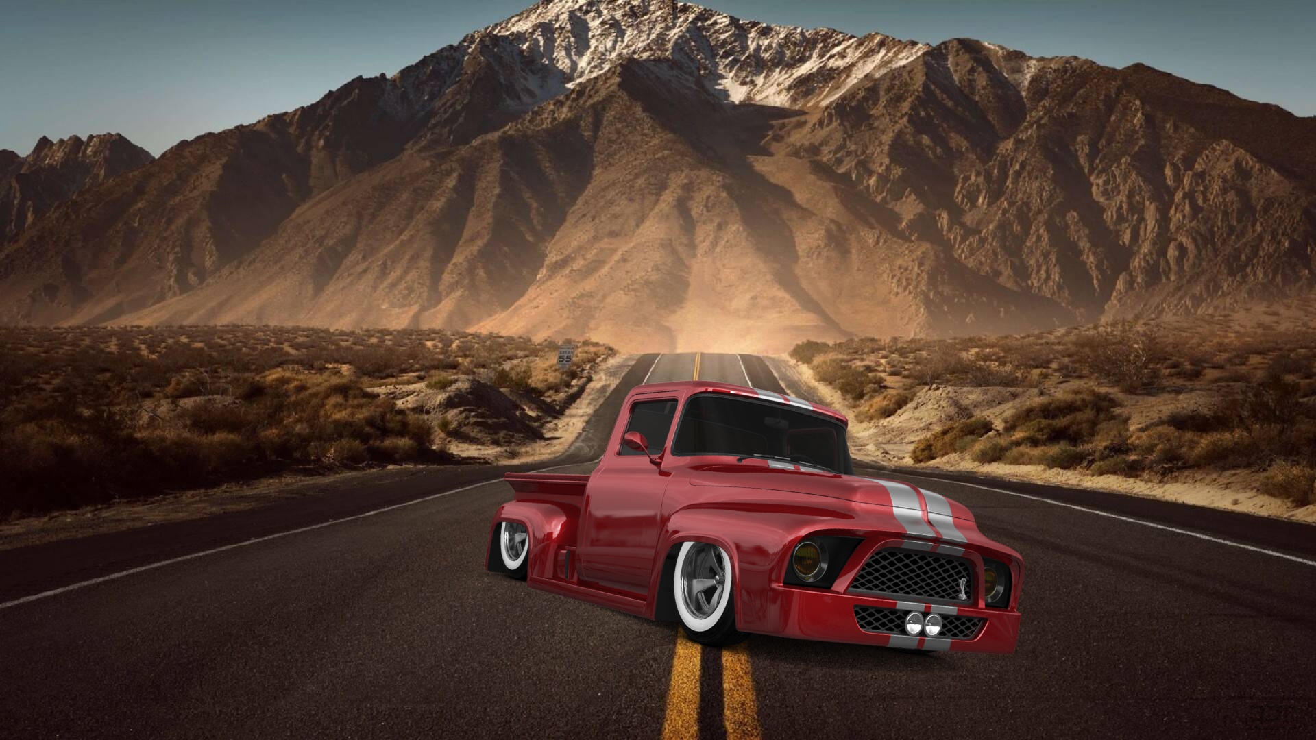 Ford F-100 2 Door truck 1956 tuning