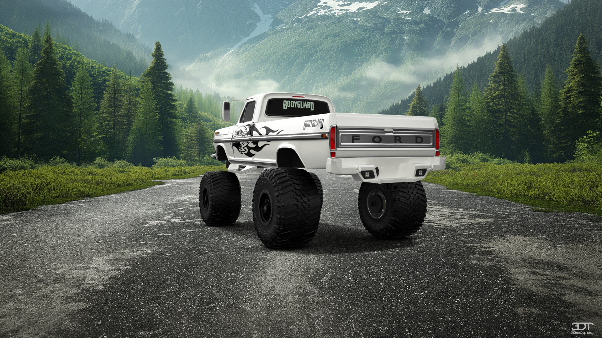 Ford F-250 2 Door pickup truck 1971