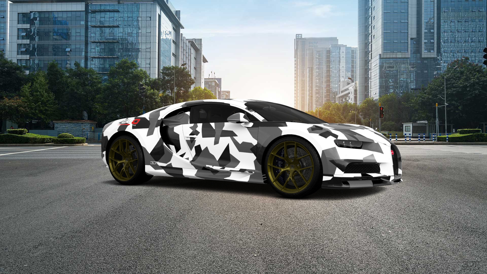 Bugatti Chiron 2 Door Coupe 2016 tuning