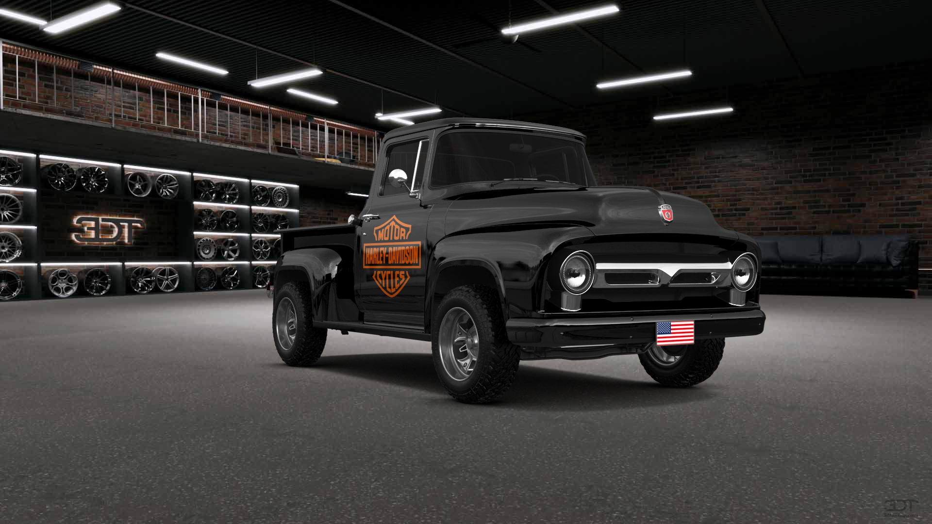 Ford F-100 2 Door truck 1956 Images