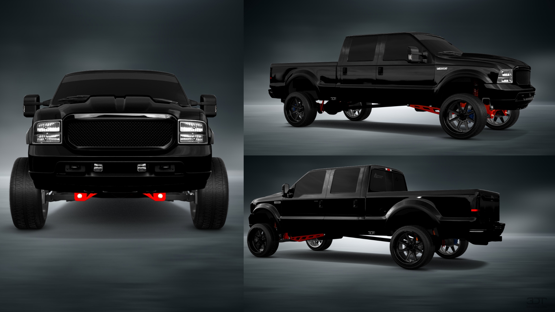 Ford F-250 Crew Cab 4 Door pickup truck 1999 tuning