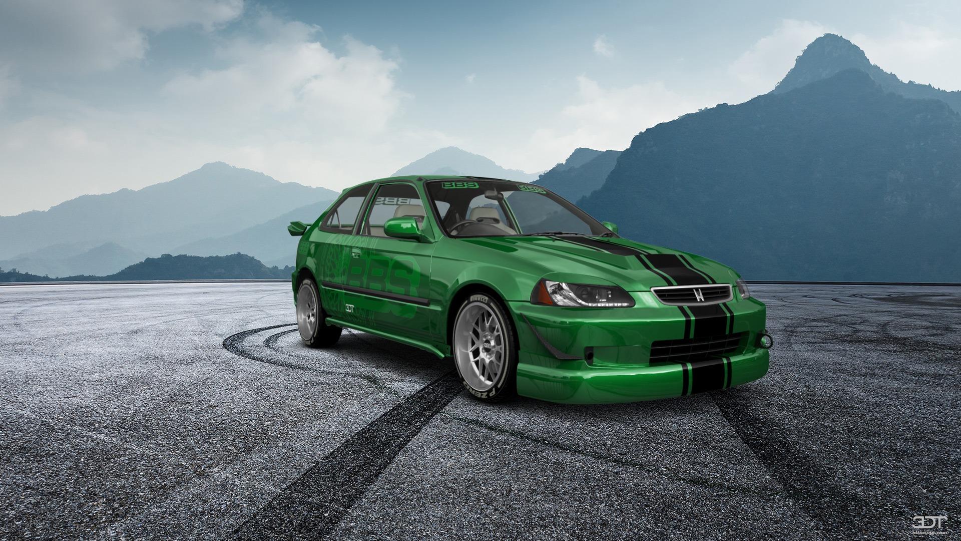 Honda Civic 3 Door Hatchback 1997 tuning