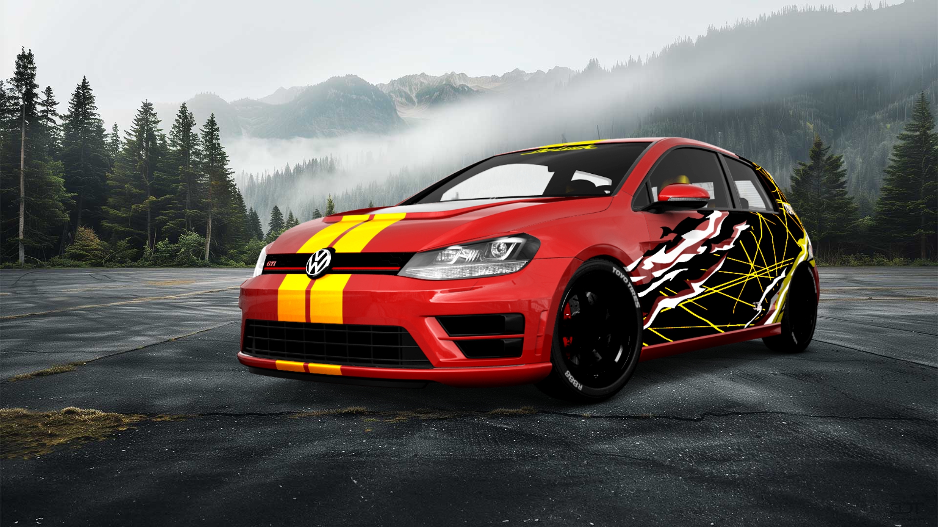 Volkswagen Golf 7 3 Door Hatchback 2013 tuning
