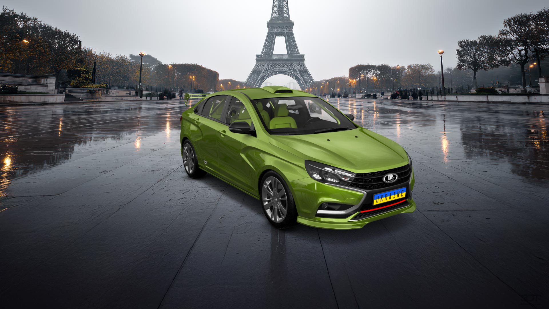 Lada Vesta 4 Door Saloon 2016 tuning