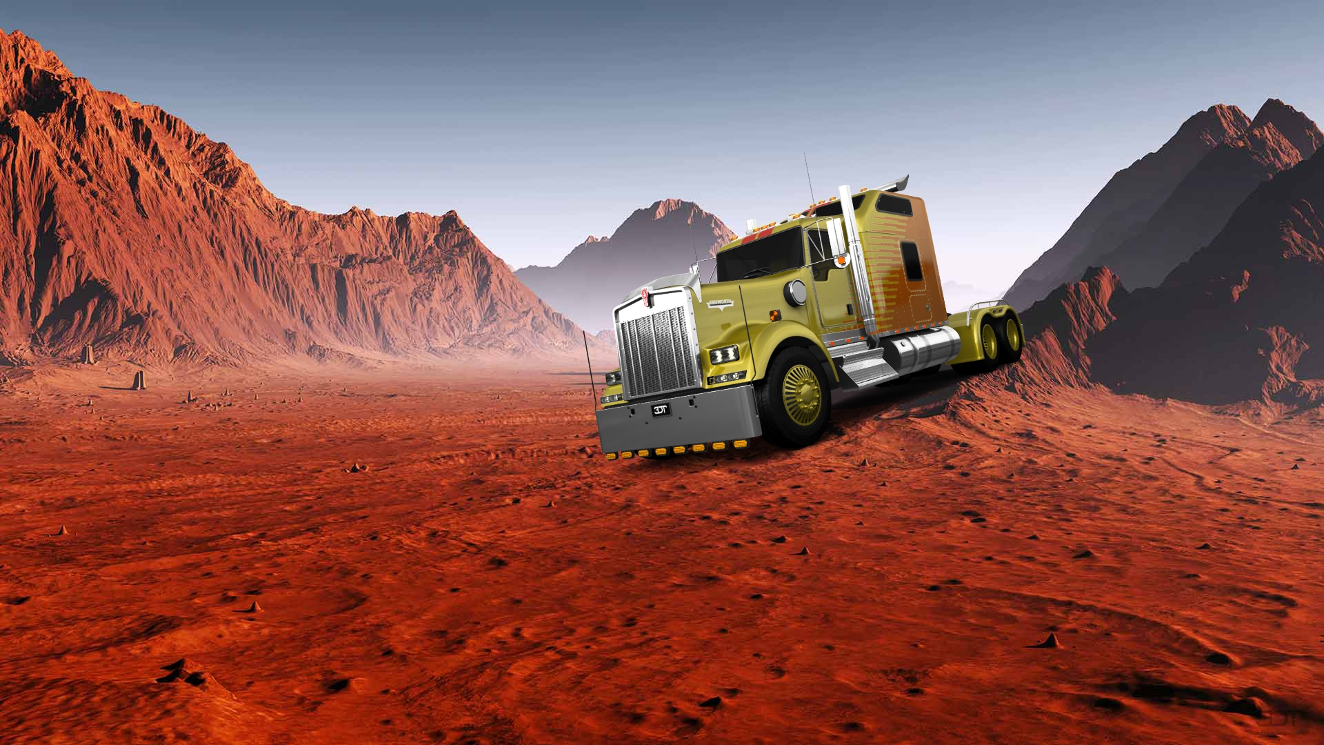 Kenworth W900 Sleeper Cab Truck 2015 tuning