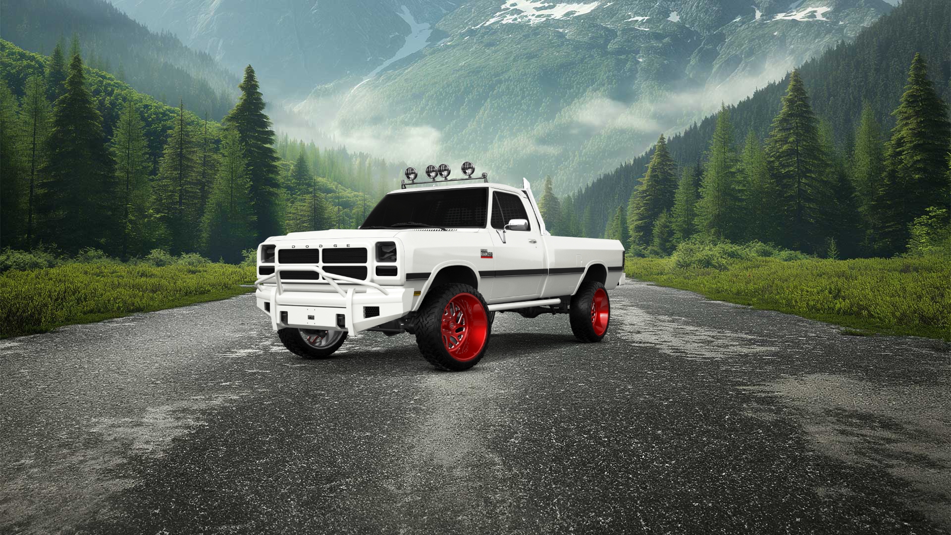 Dodge Ram 2 Door pickup truck 1991