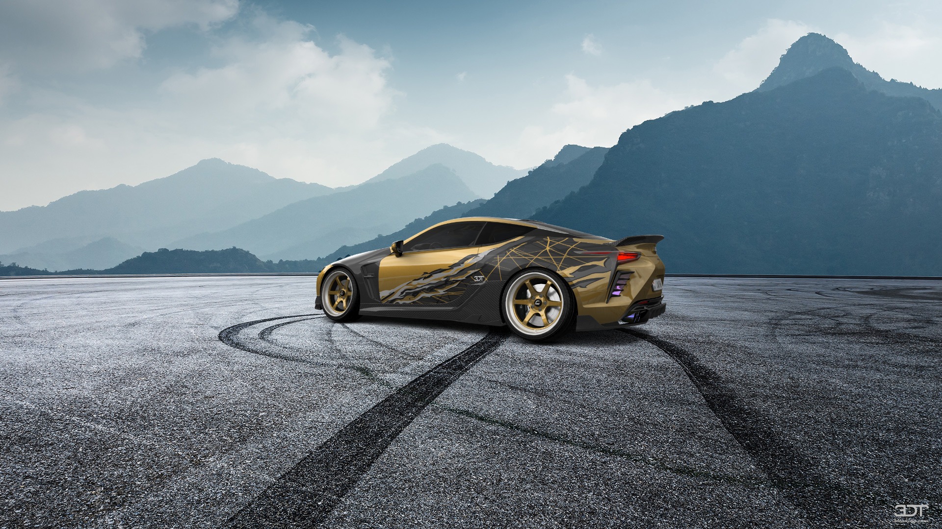 Lexus LC500 2 door fastback coupe 2017 tuning