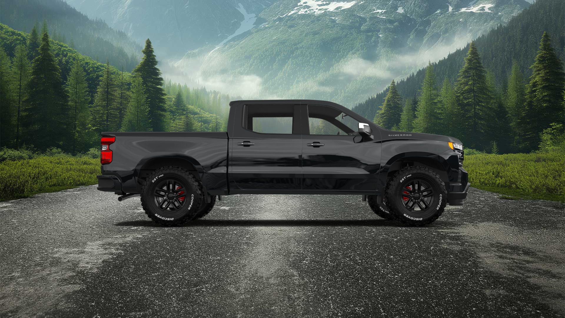 Chevrolet Silverado 1500 4 Door pickup truck 2019 tuning