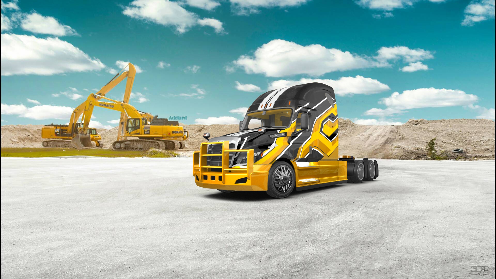 Freightliner Cascadia Sleeper Cab Truck 2018