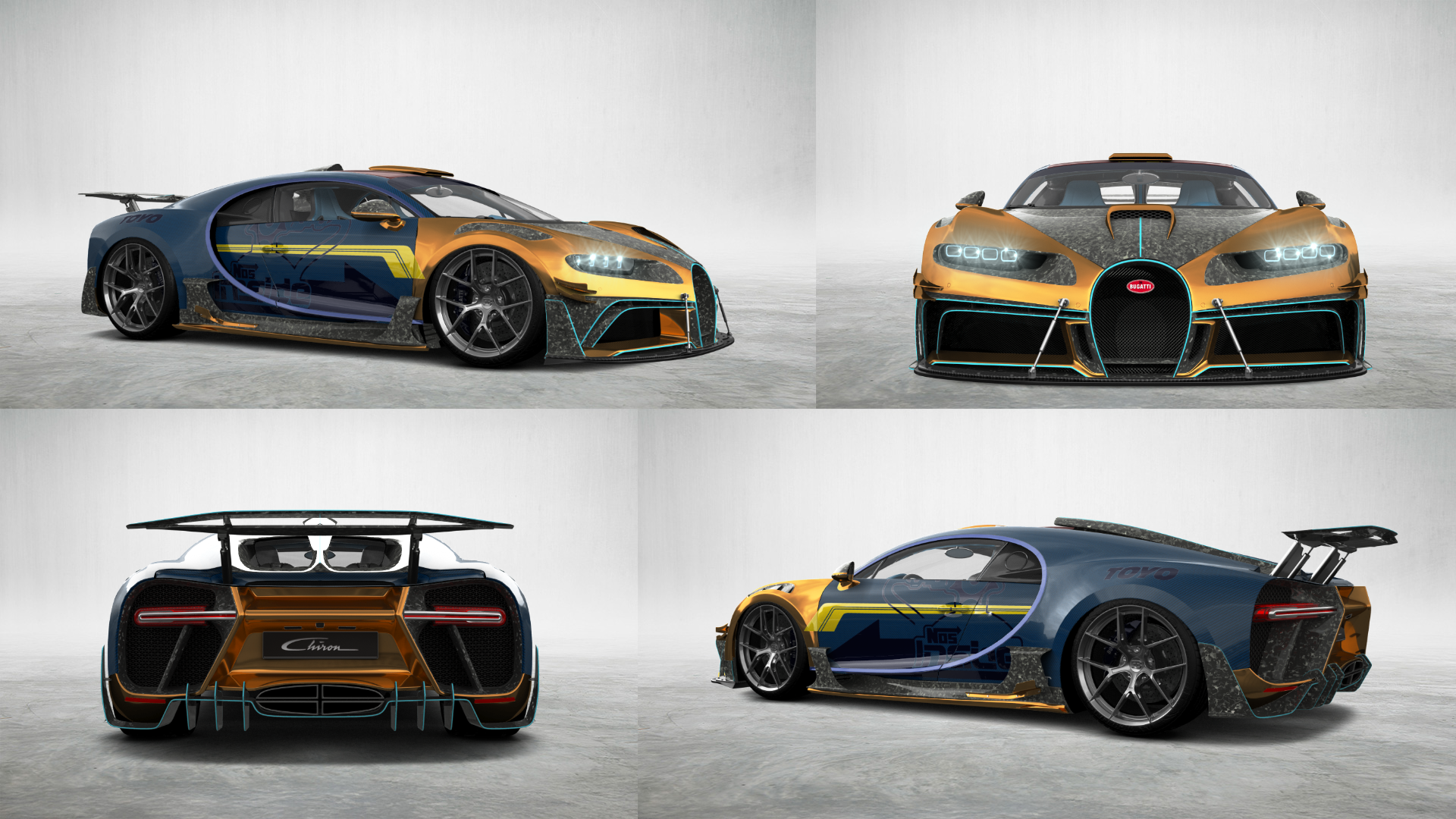 Bugatti Chiron 2 Door Coupe 2016 tuning