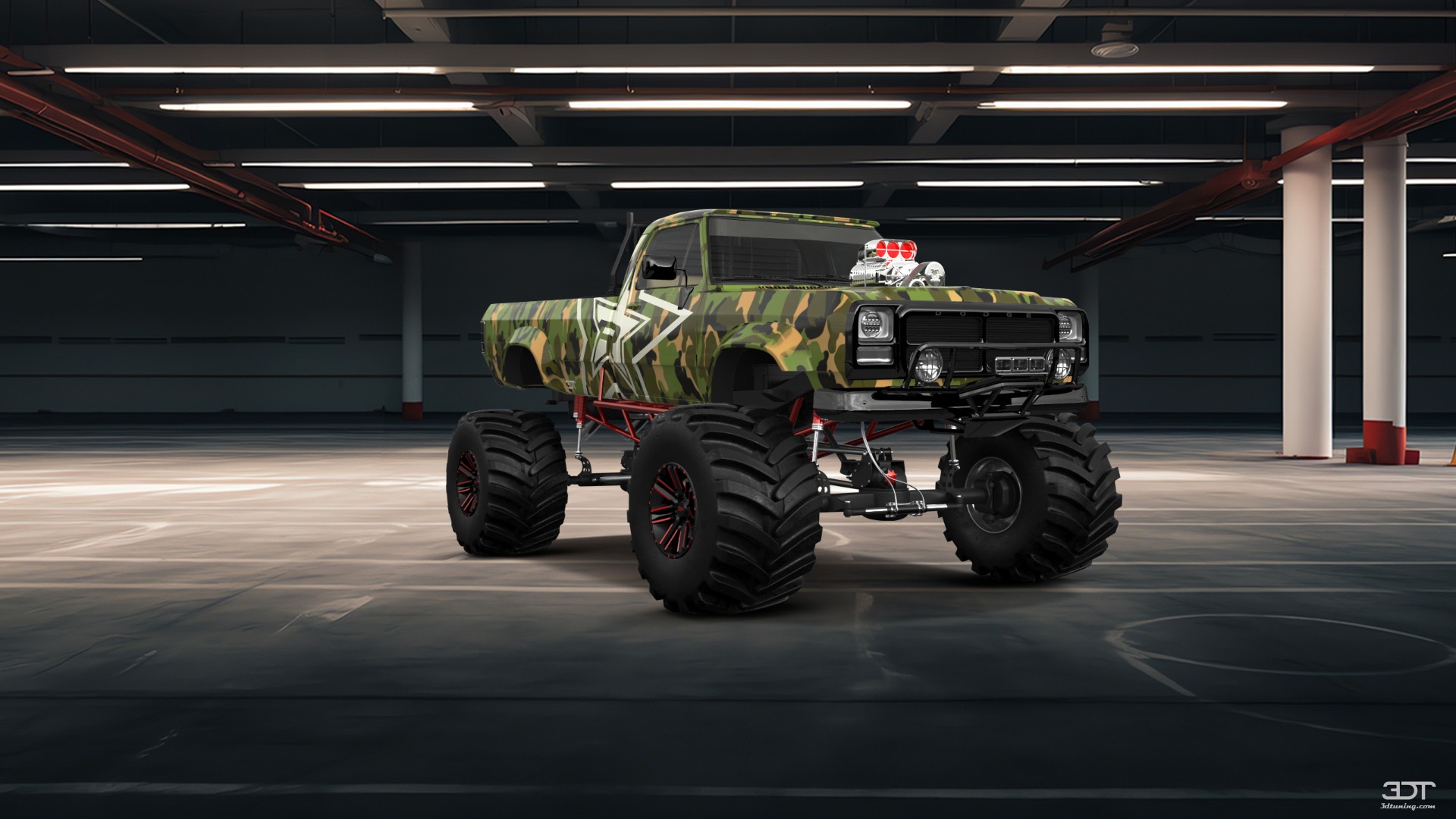 Dodge Ram 2 Door pickup truck 1991 tuning