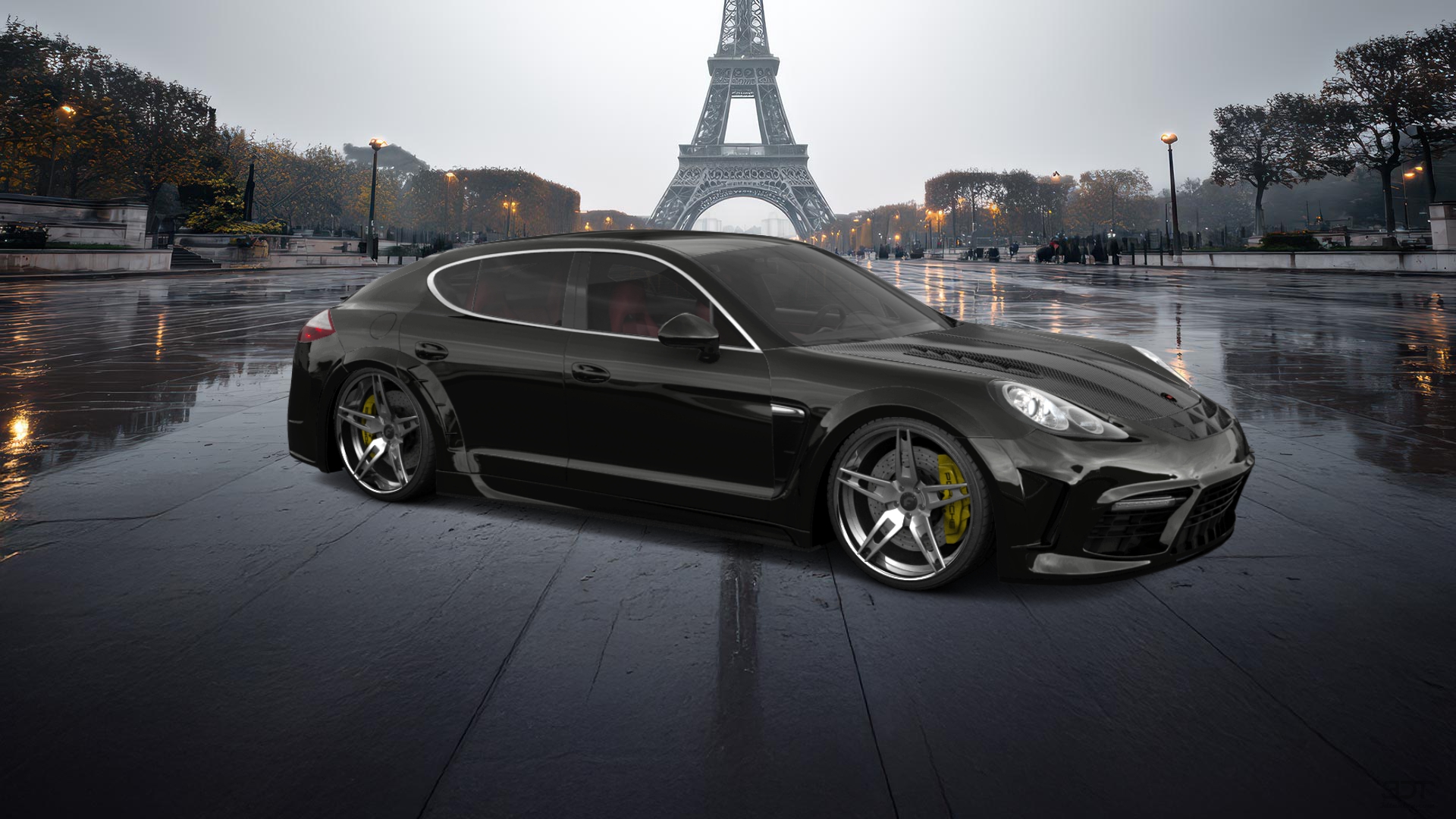 Porsche Panamera 4 door fastback saloon 2011 tuning
