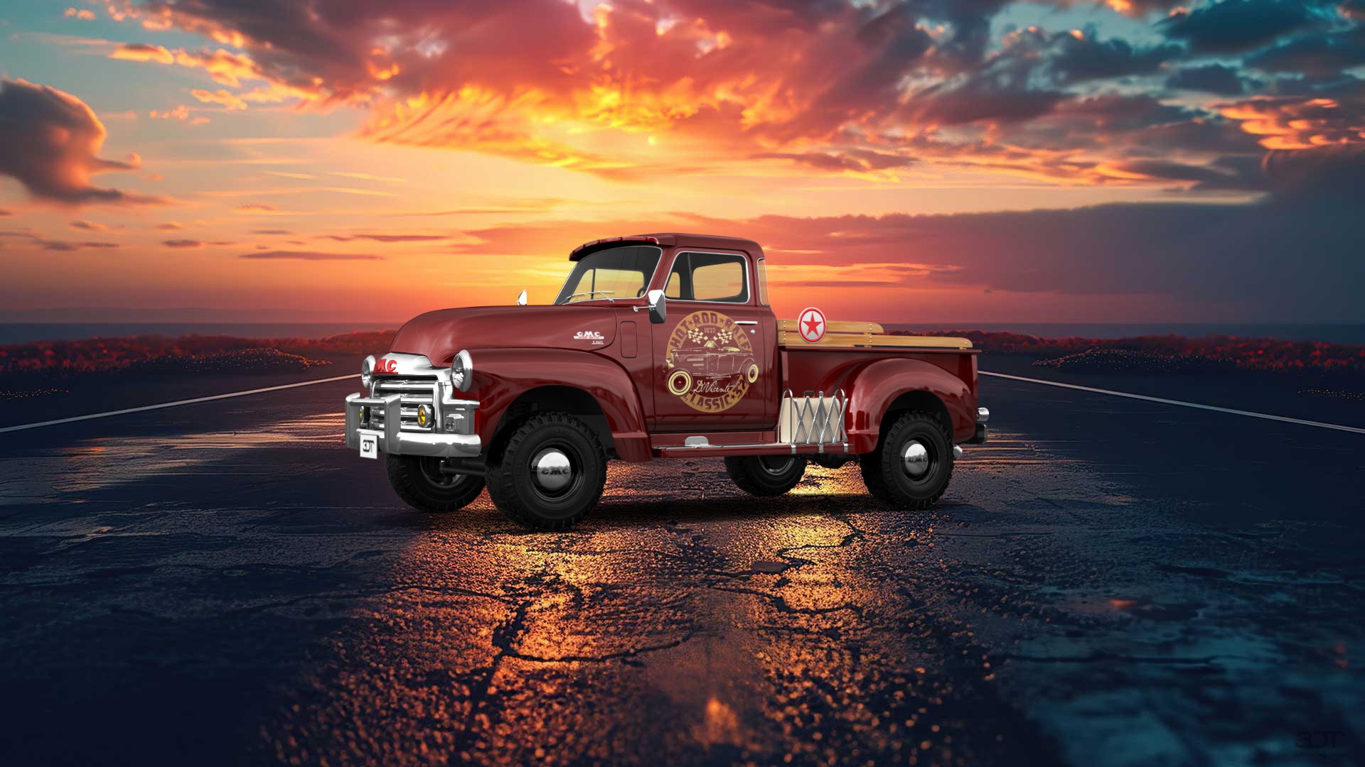 GMC 100 Stepside 2 Door pickup truck 1954