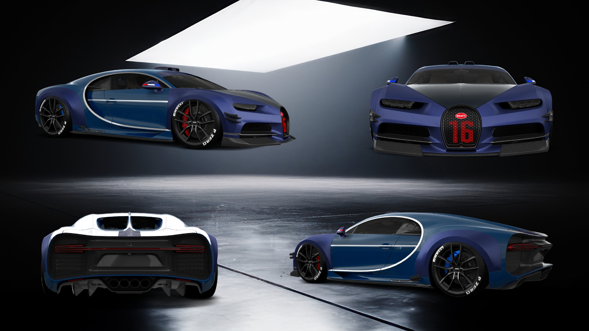 Bugatti Chiron 2 Door Coupe 2016 tuning