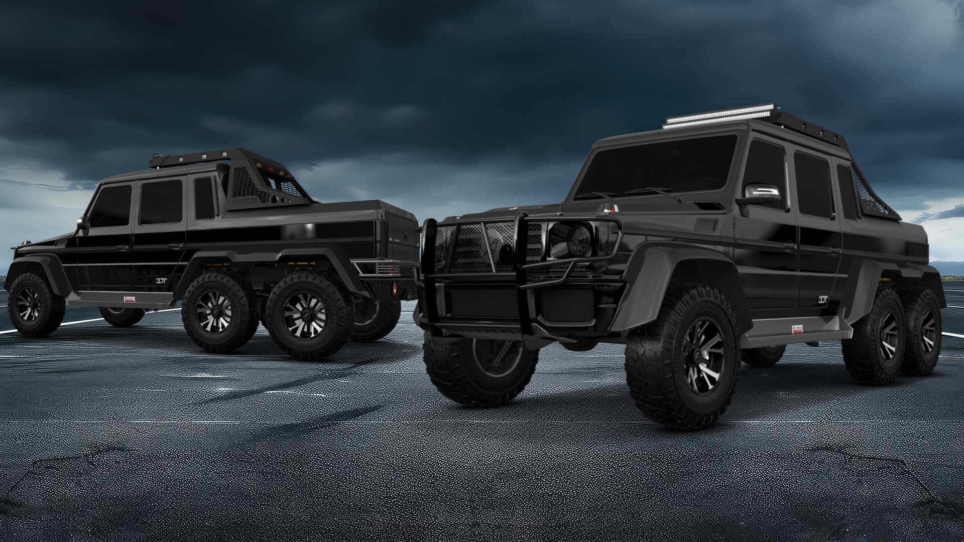 Mercedes G 63 AMG 6x6 4 Door pickup truck 2013