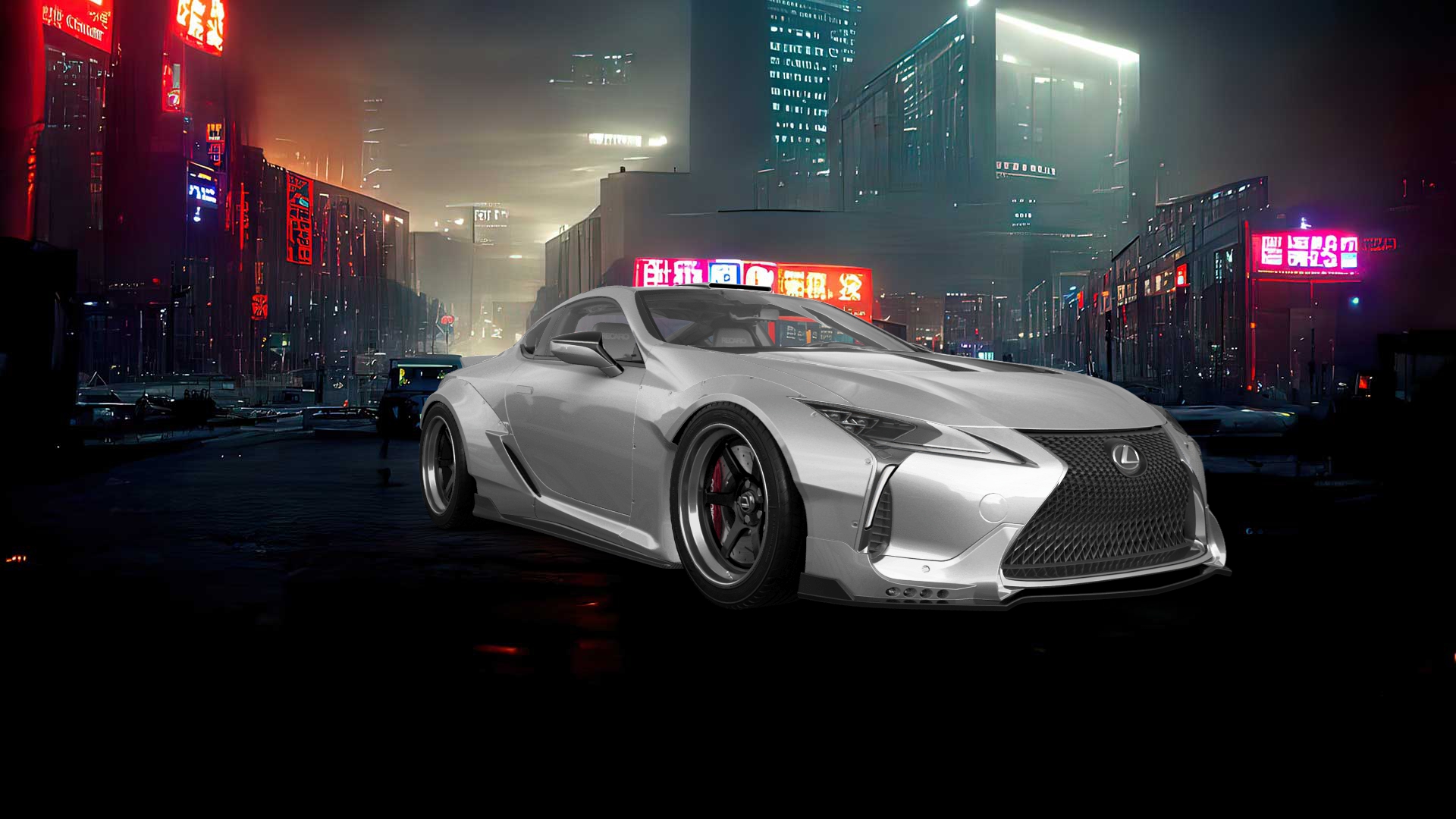 Lexus LC500 2 door fastback coupe 2017 tuning