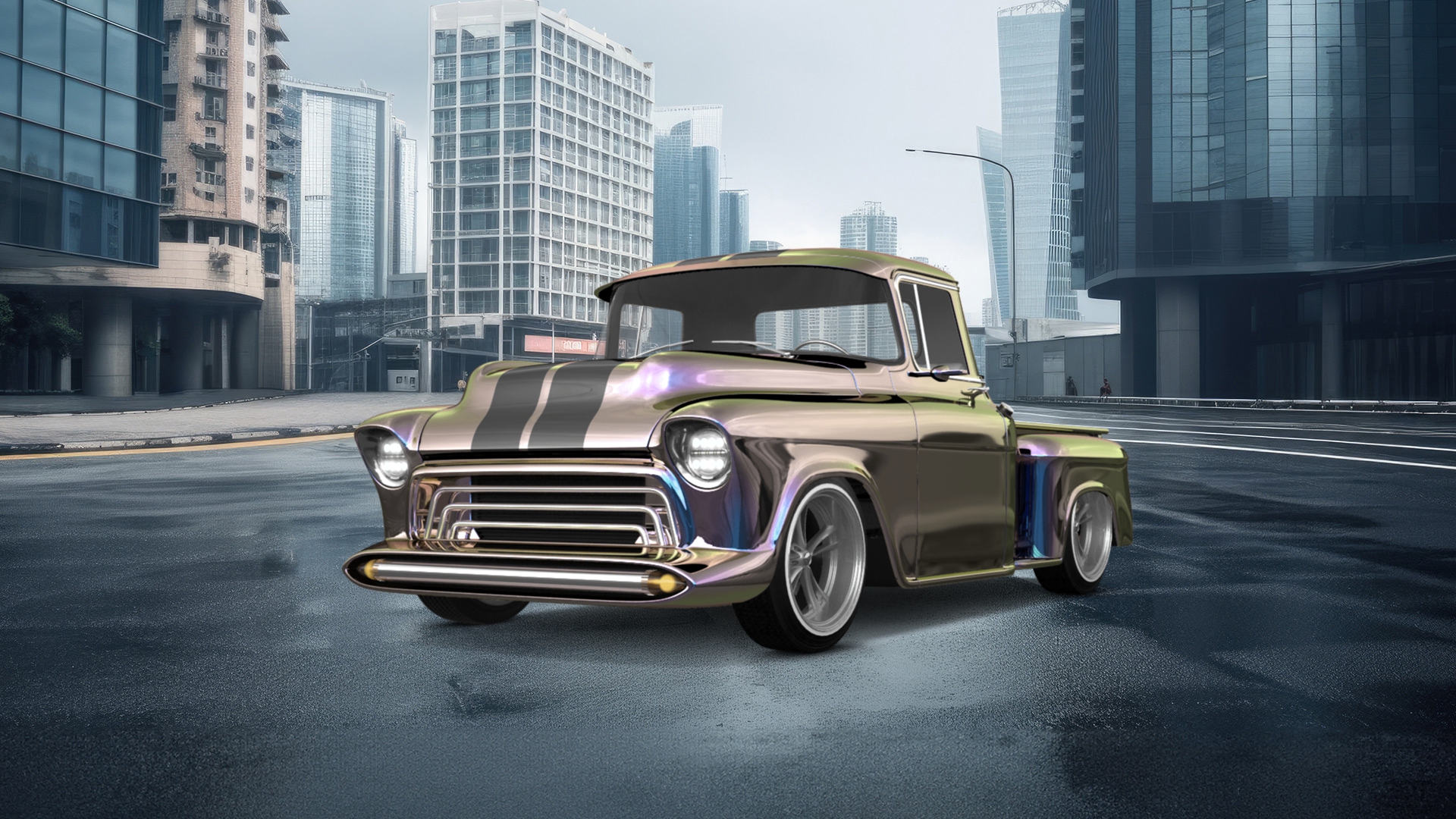 GMC 100 Stepside 2 Door pickup truck 1957