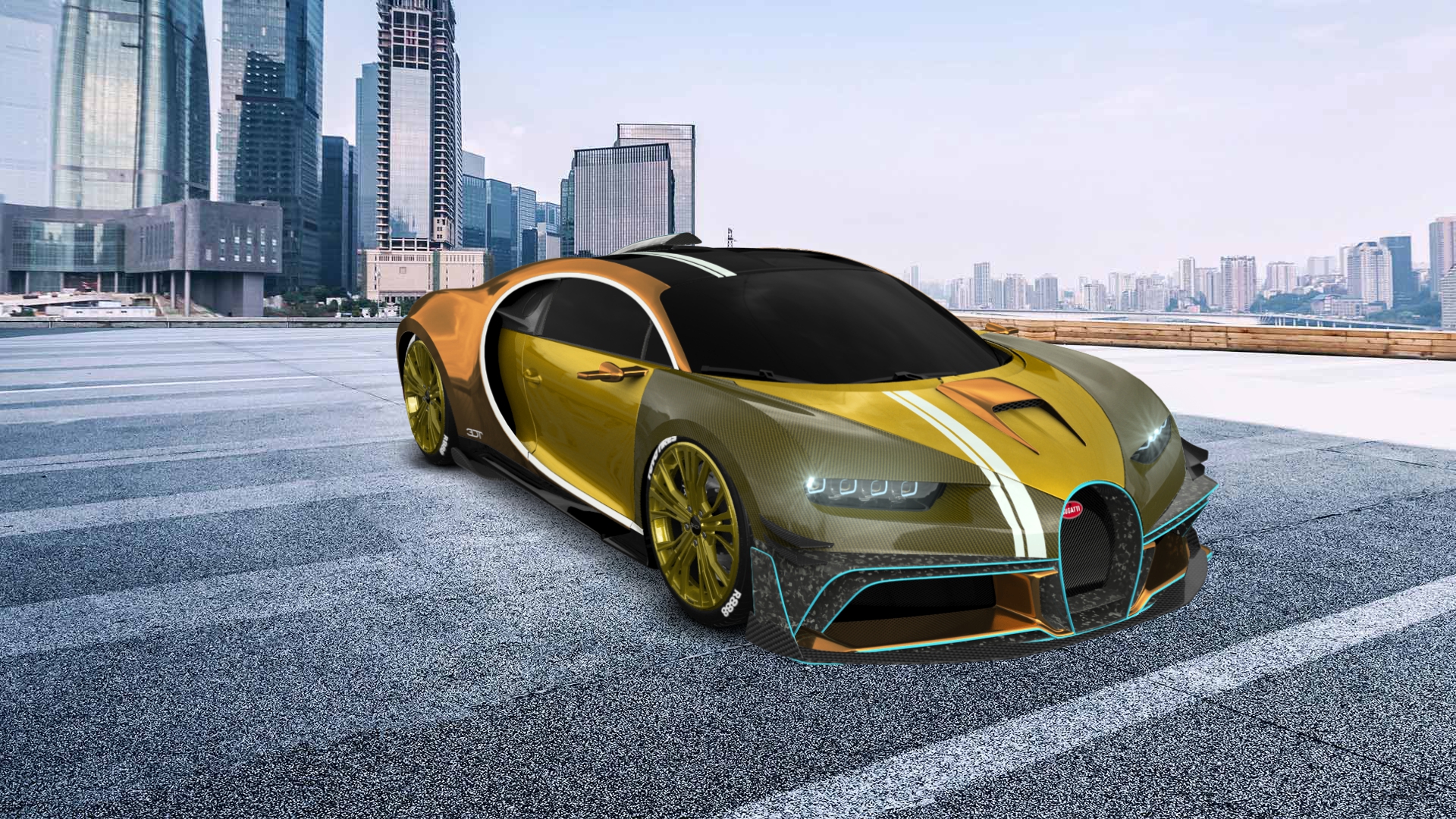 Bugatti Chiron 2 Door Coupe 2016 tuning