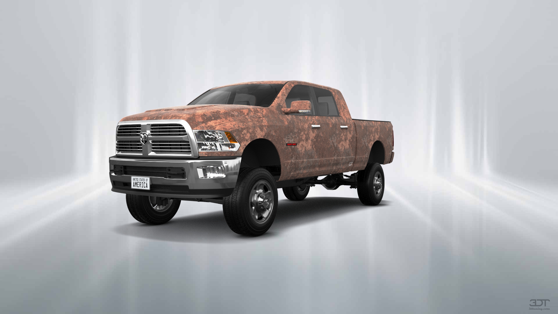 Dodge Ram 2500 Mega Cab 6.4 ft box 4 Door pickup truck 2010