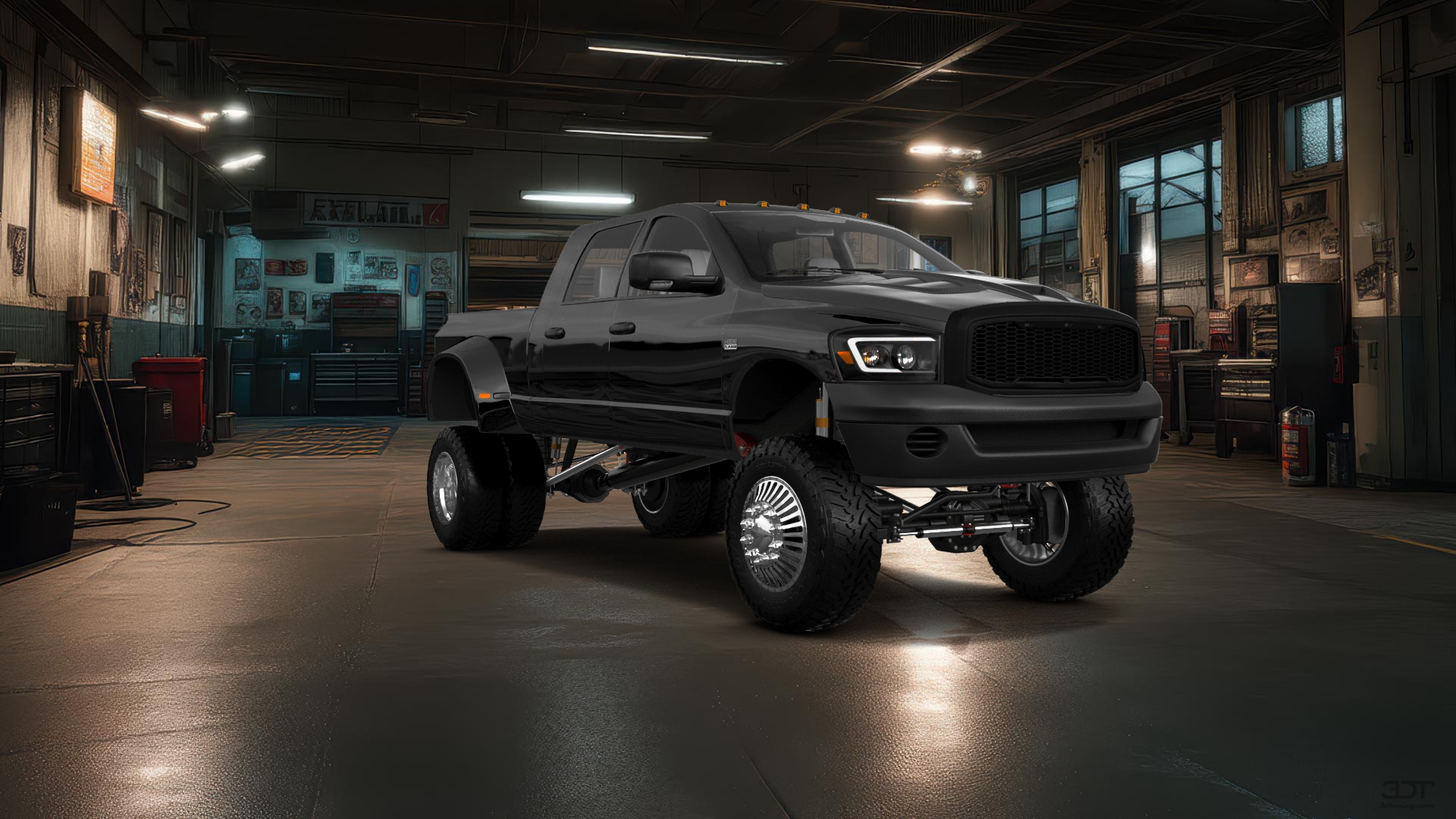 Dodge Ram 3500 Dually 4 Door pickup truck 2007 tuning