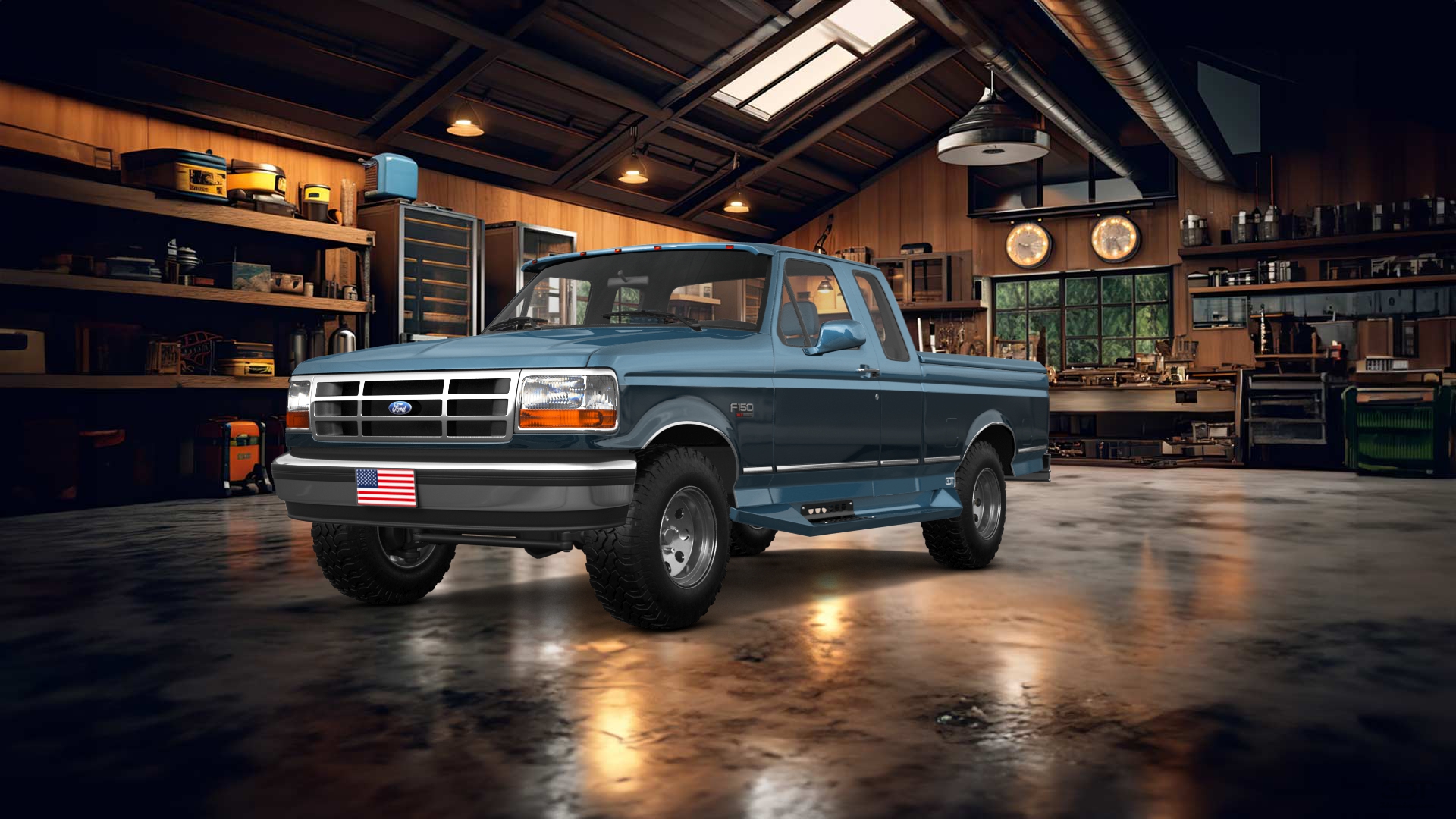 Ford F-150 SuperCab 2 Door pickup truck 1993 tuning