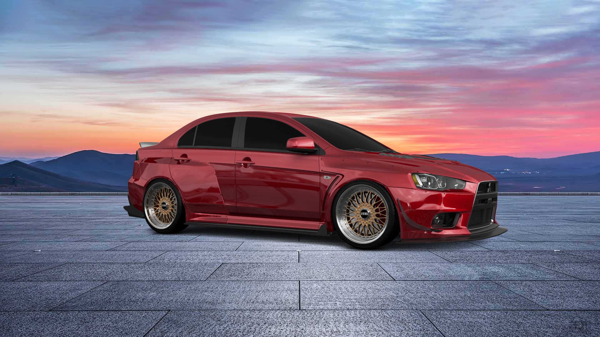 Mitsubishi Lancer Evolution X Sedan 2008 tuning