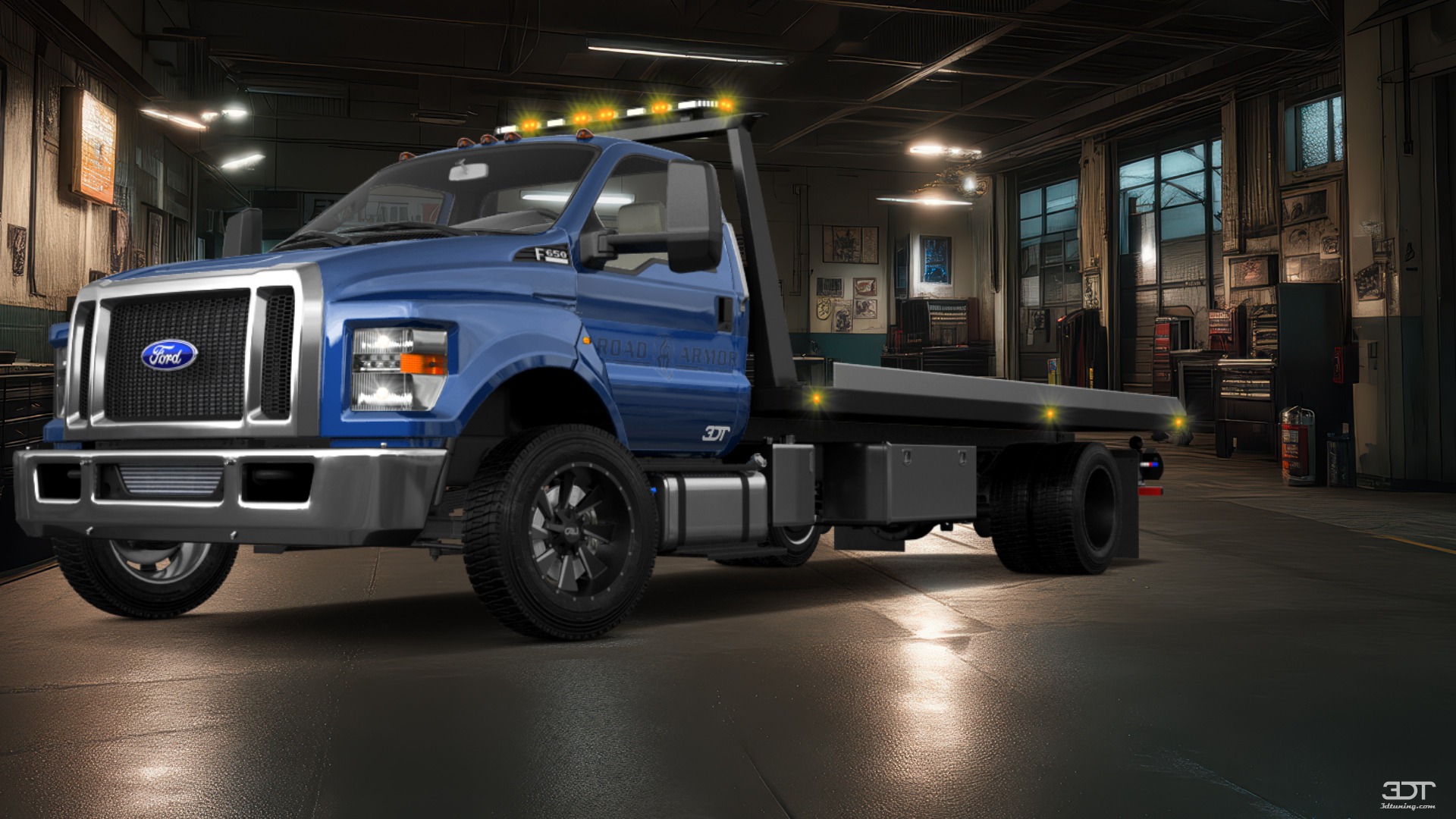 Tuning Ford F-650 Tow Truck Pickup 2016