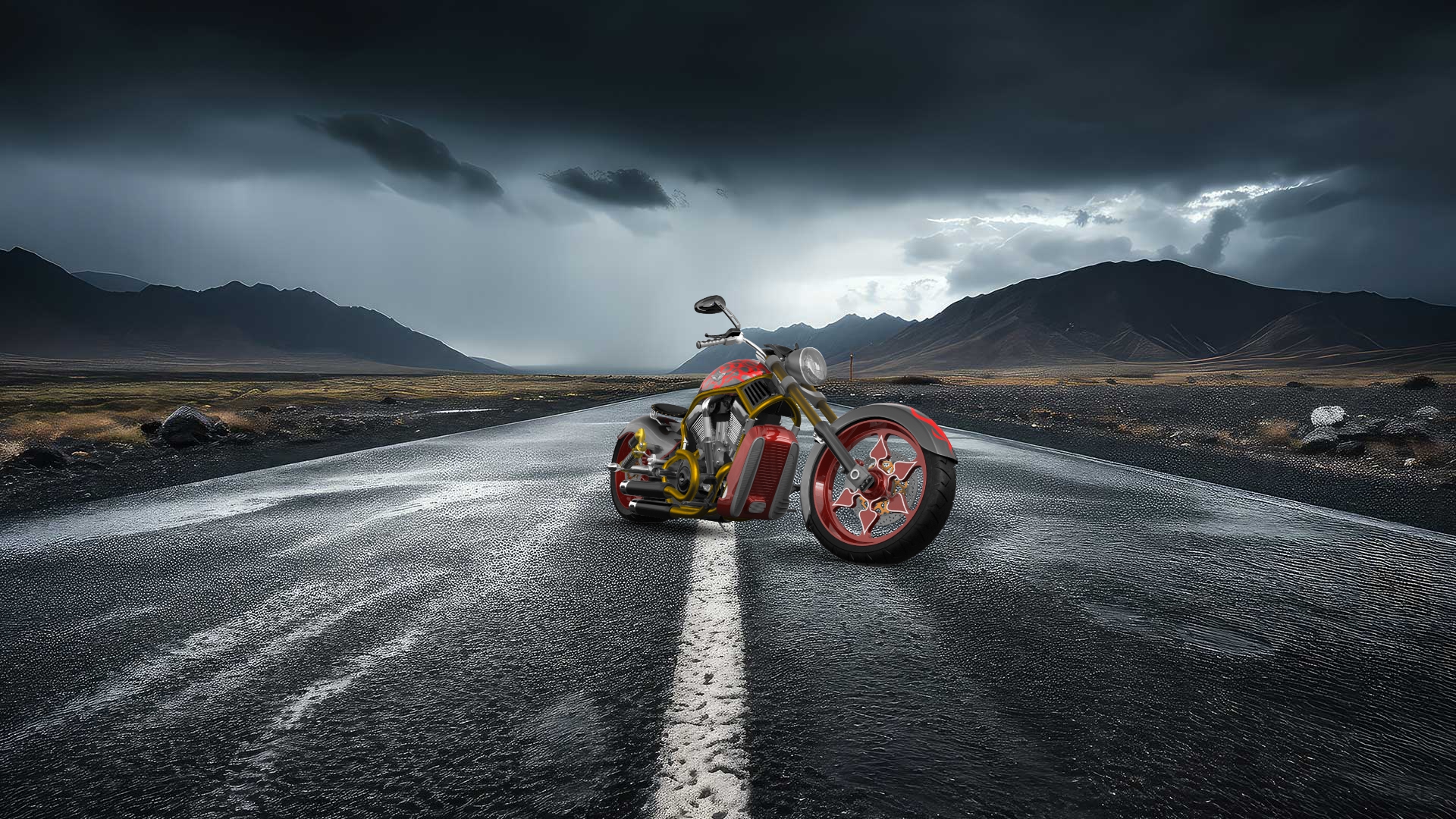 Harley-Davidson Custom Chopper Cruiser 2011 tuning