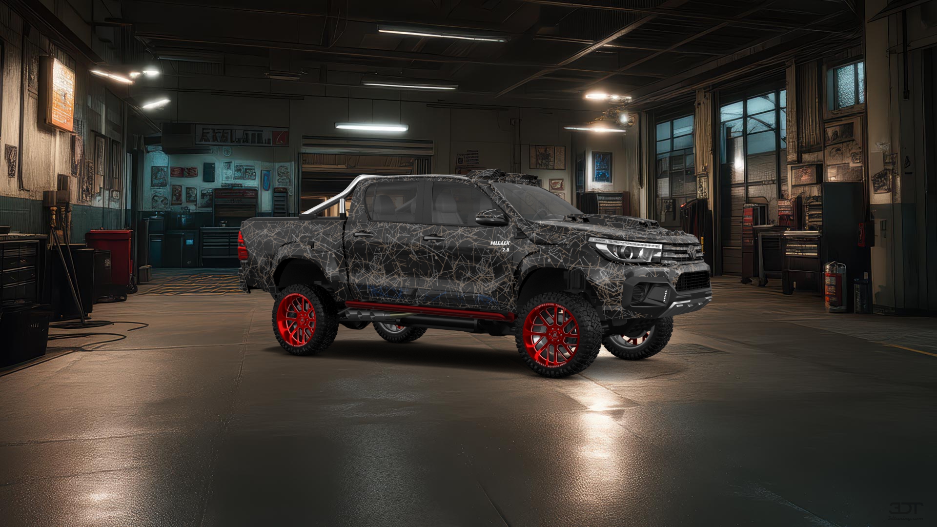 Toyota Hilux Double Cab 4 Door pickup truck 2015 tuning