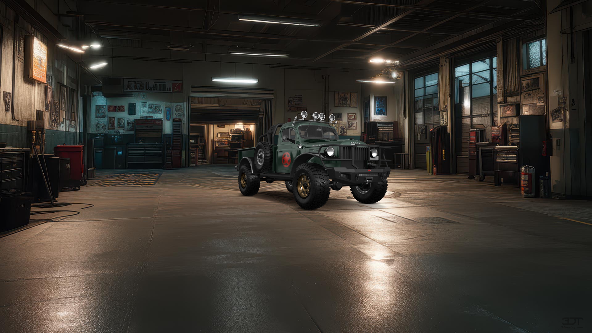 Dodge Power Wagon 2 Door pickup truck 1947 tuning