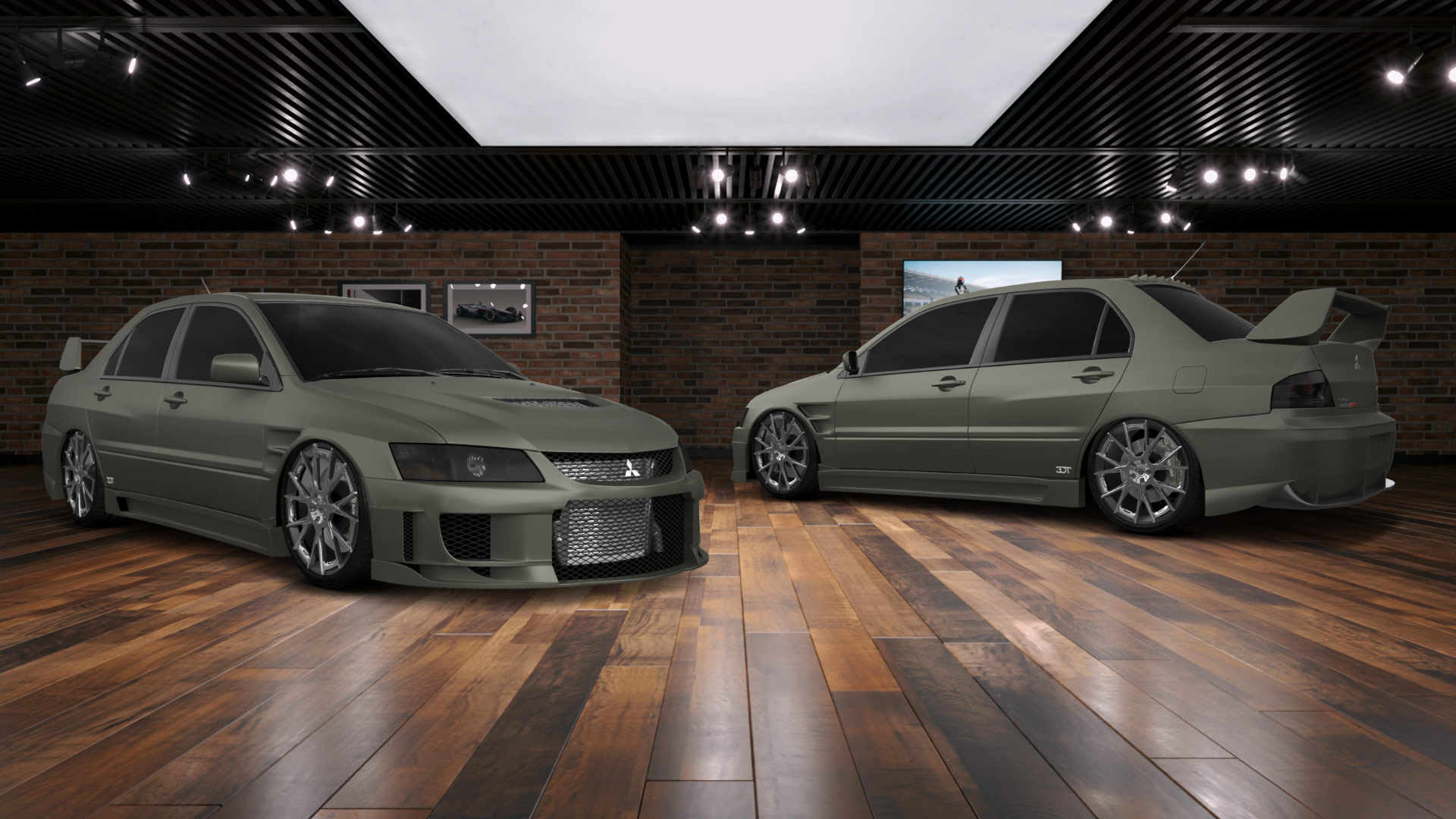 Mitsubishi Lancer Evo IX 4 Door Saloon 2005 tuning
