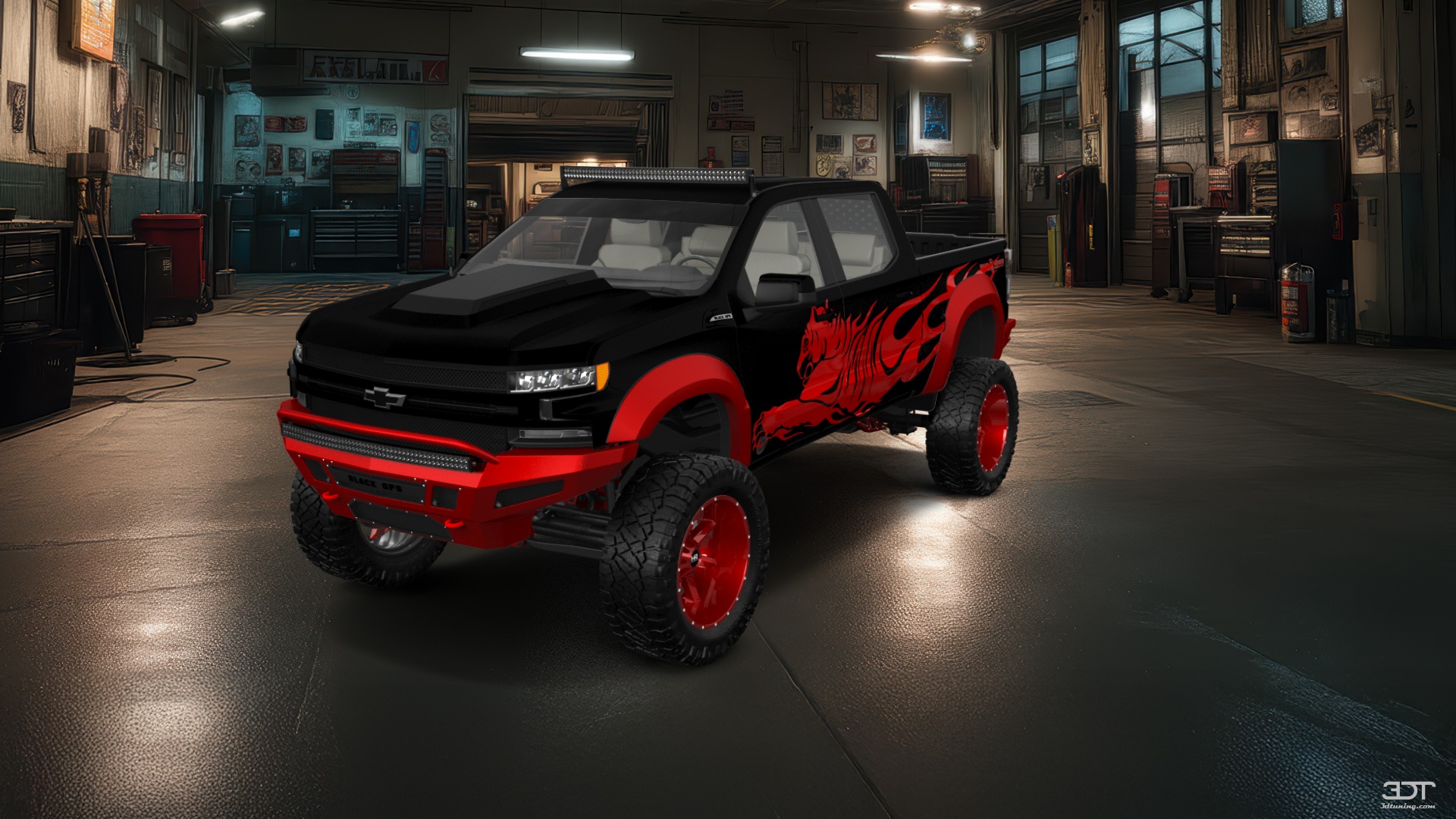 Chevrolet Silverado 1500 4 Door pickup truck 2019 tuning
