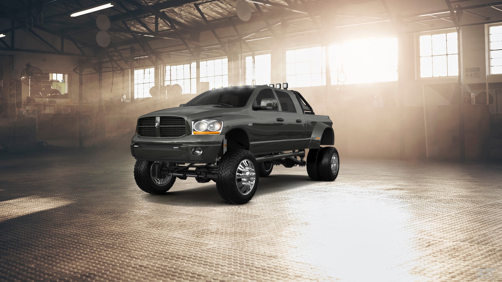 Dodge Ram 3500 Dually 4 Door pickup truck 2007