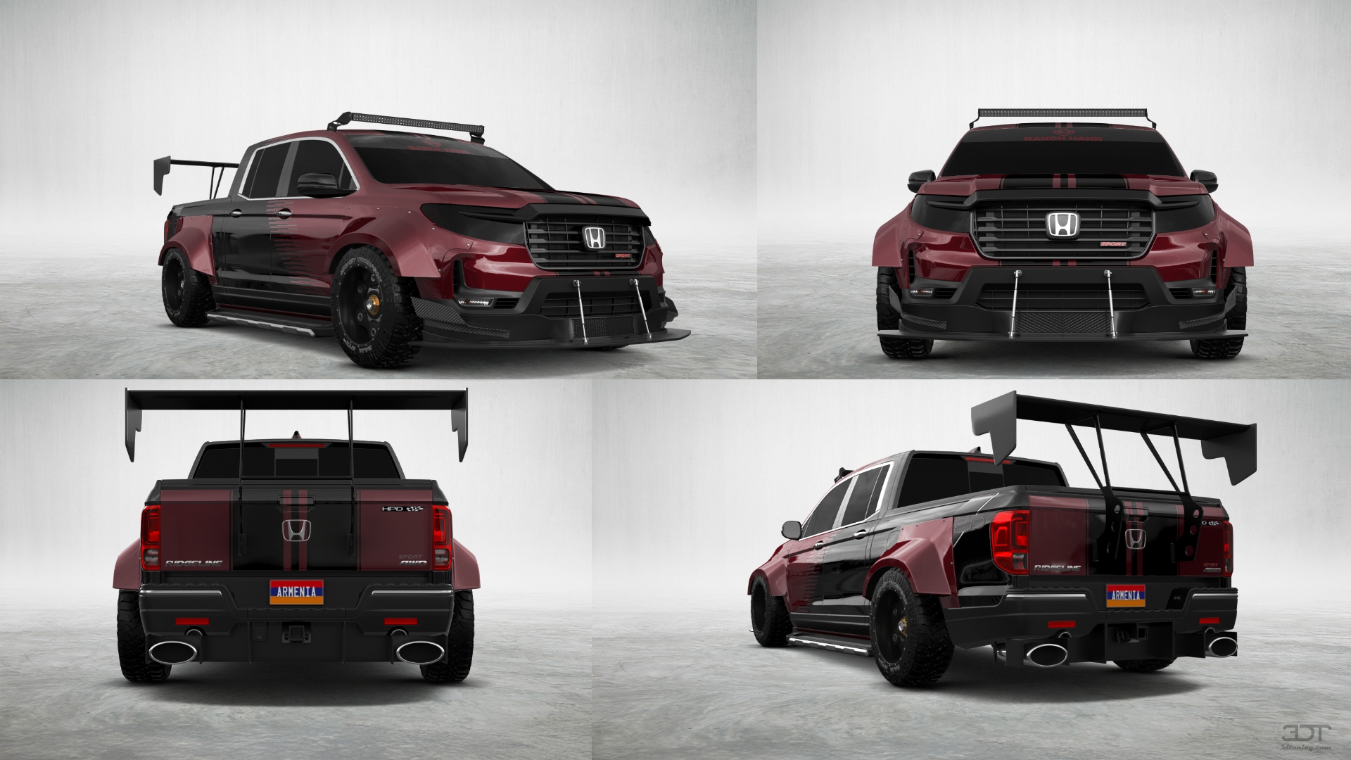 Honda Ridgeline 4 Door pickup truck 2021 tuning