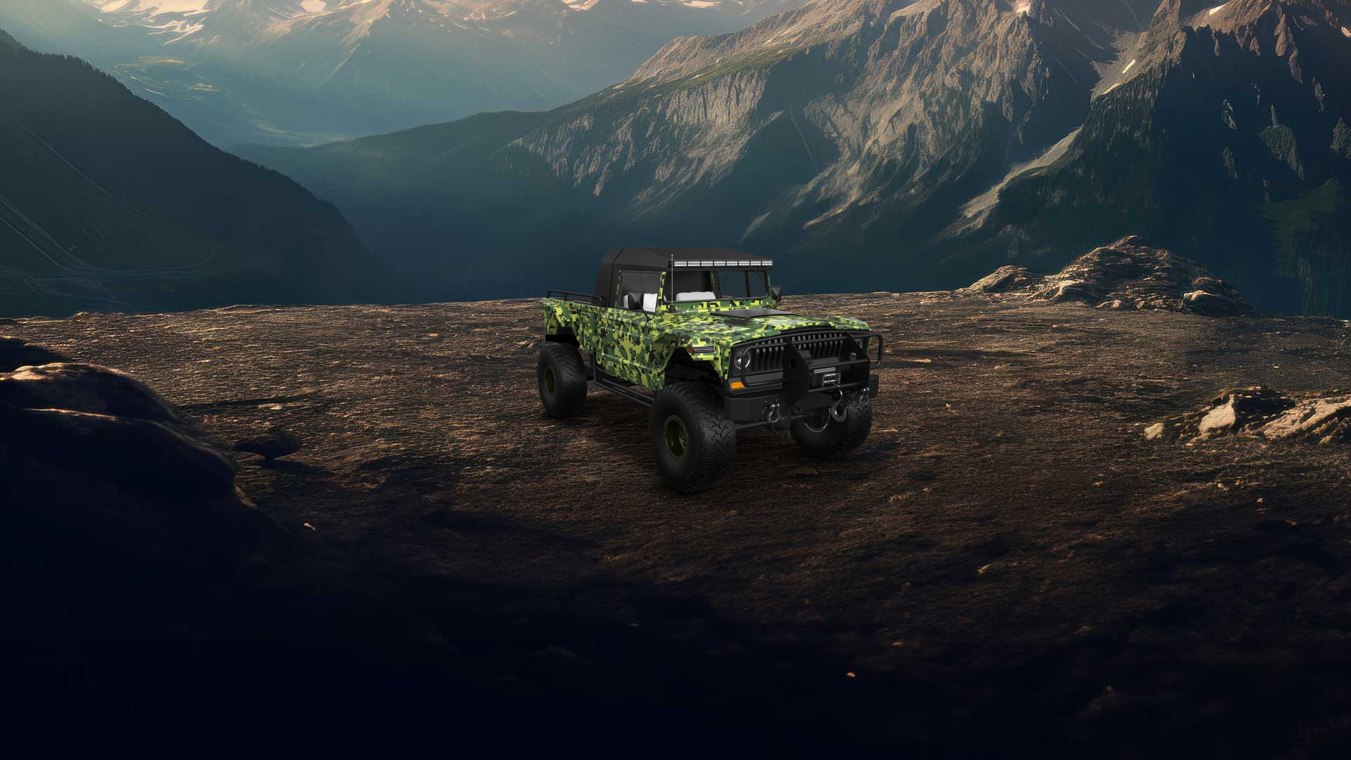 Jeep Kaiser M715 2 Door pickup truck 1968 tuning
