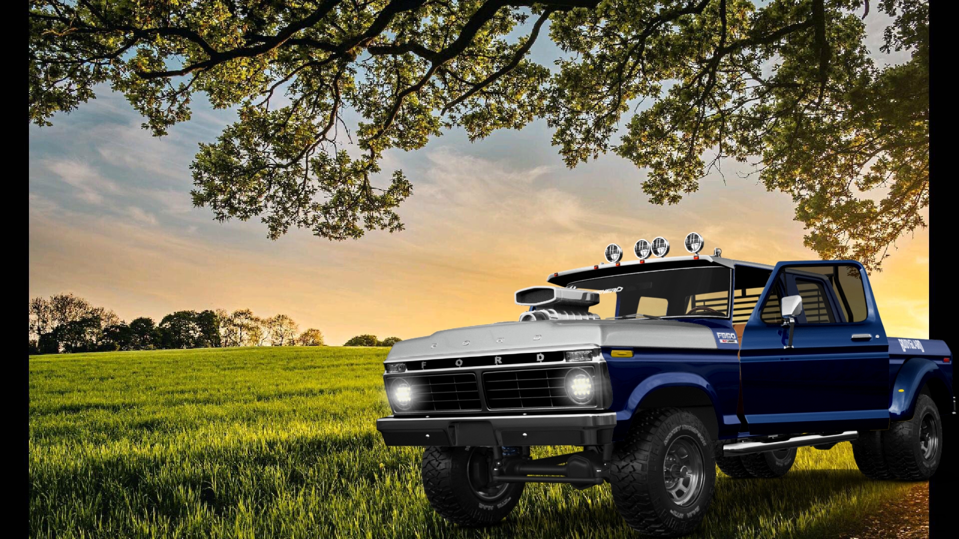 Ford F-350 Dually 4 Door pickup truck 1973 Imágenes