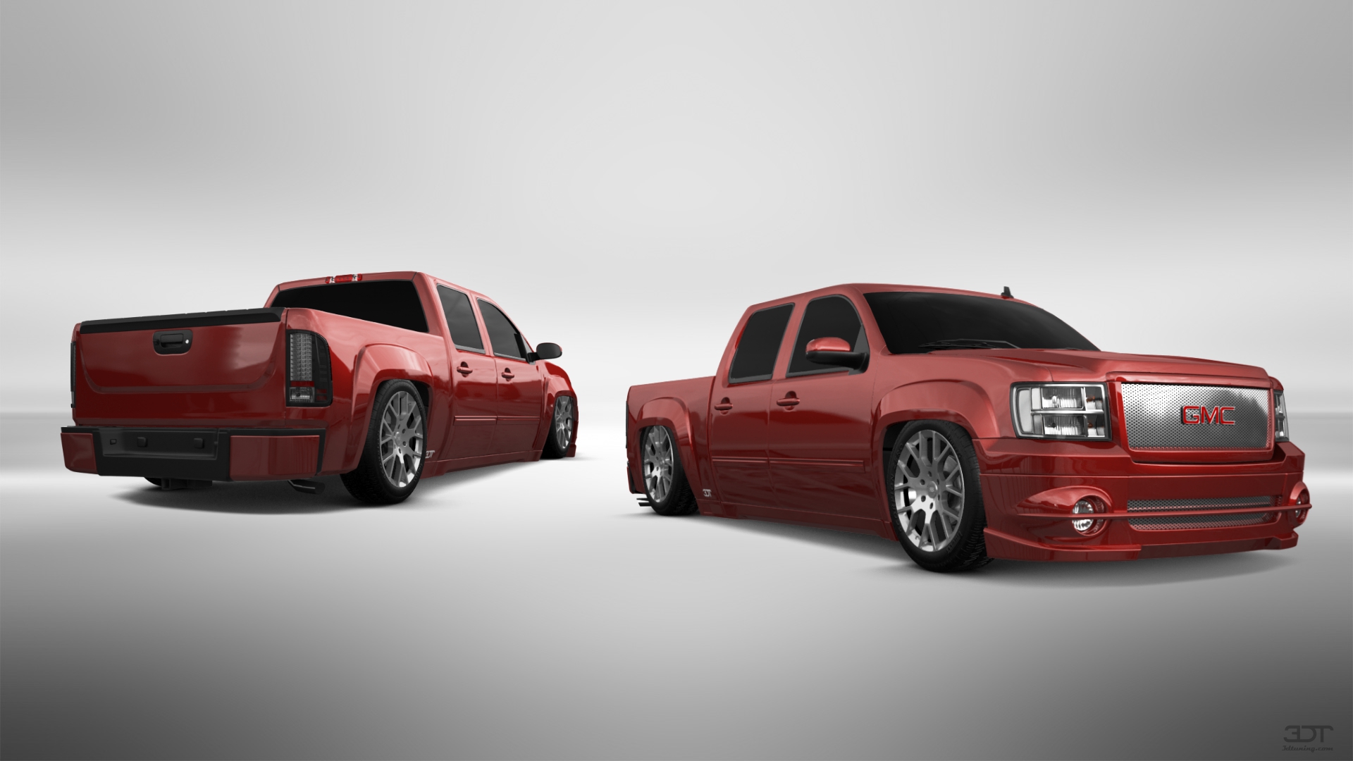 GMC Sierra 1500 Crew Cab 5.8 ft box 4 Door pickup truck 2007 tuning