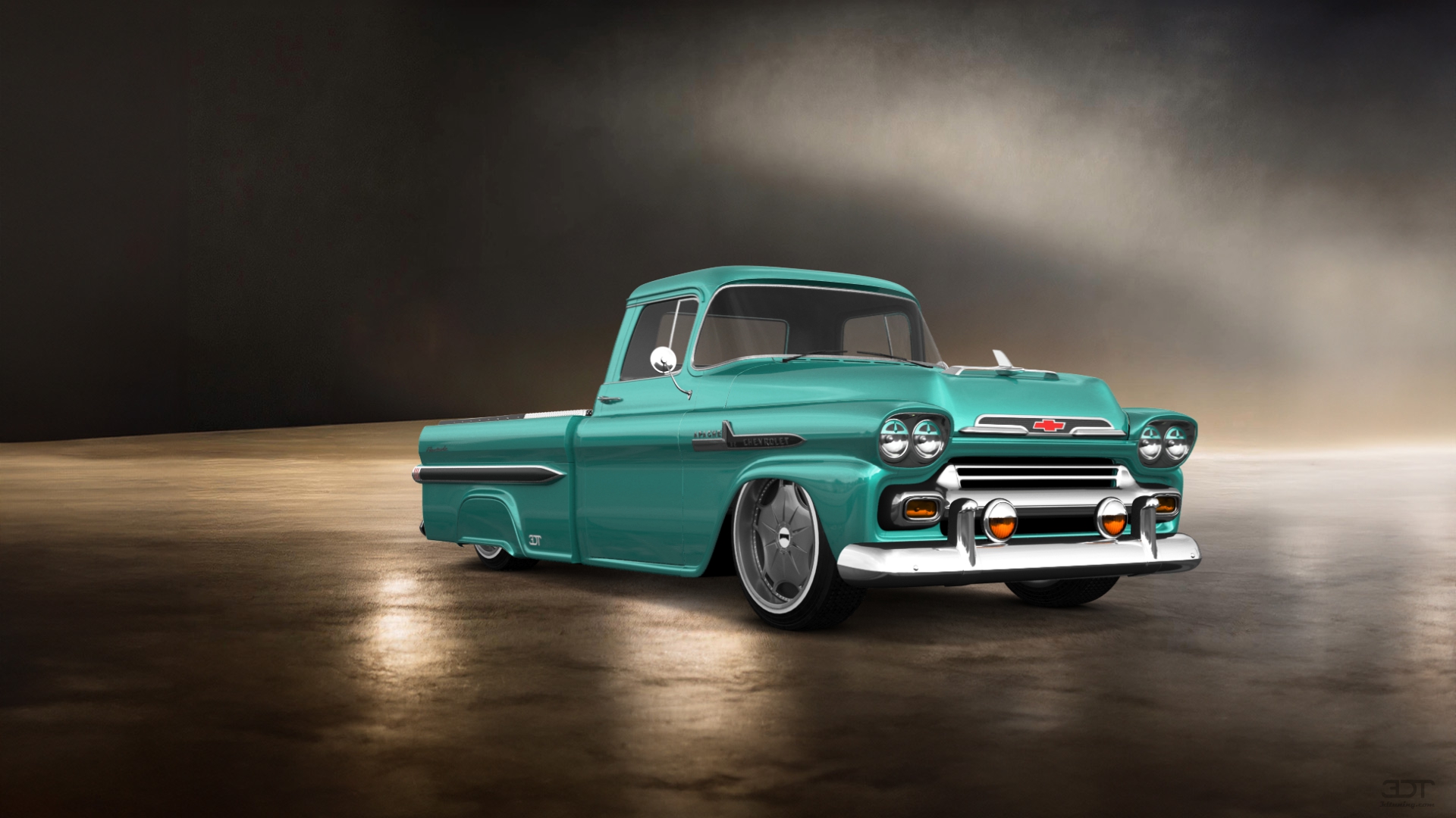 Chevrolet Apache 2 Door pickup truck 1958 tuning