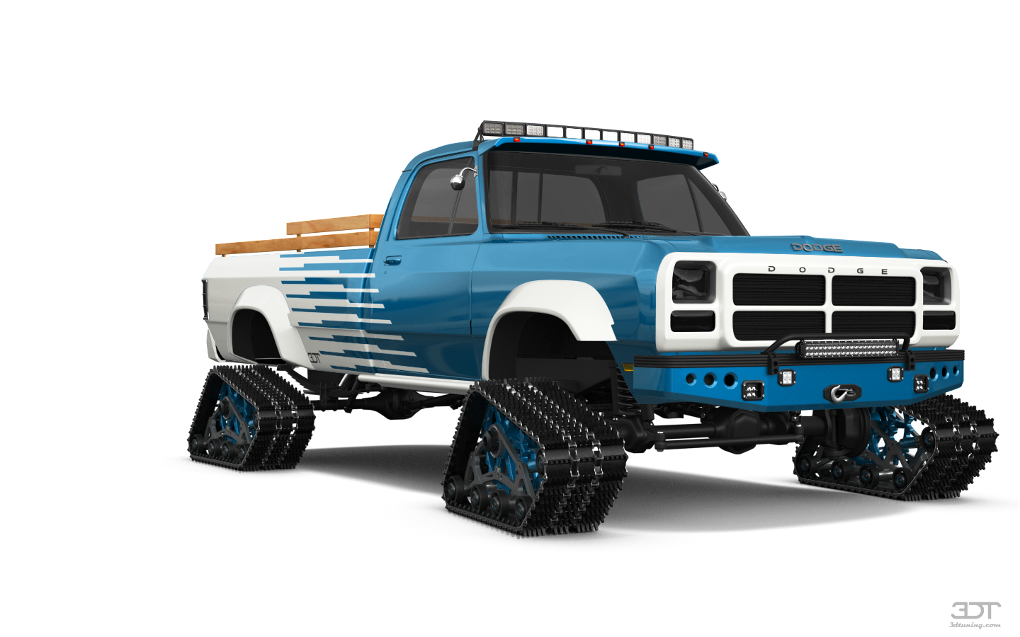 Tuning Dodge Ram 2 Door pickup truck 1991