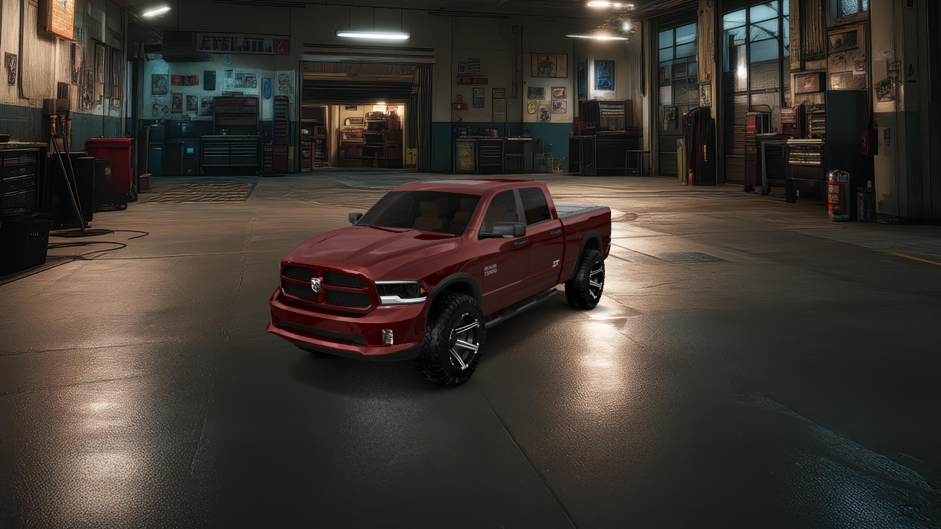 Dodge Ram 1500 6.4 ft box 4 Door pickup truck 2013 tuning